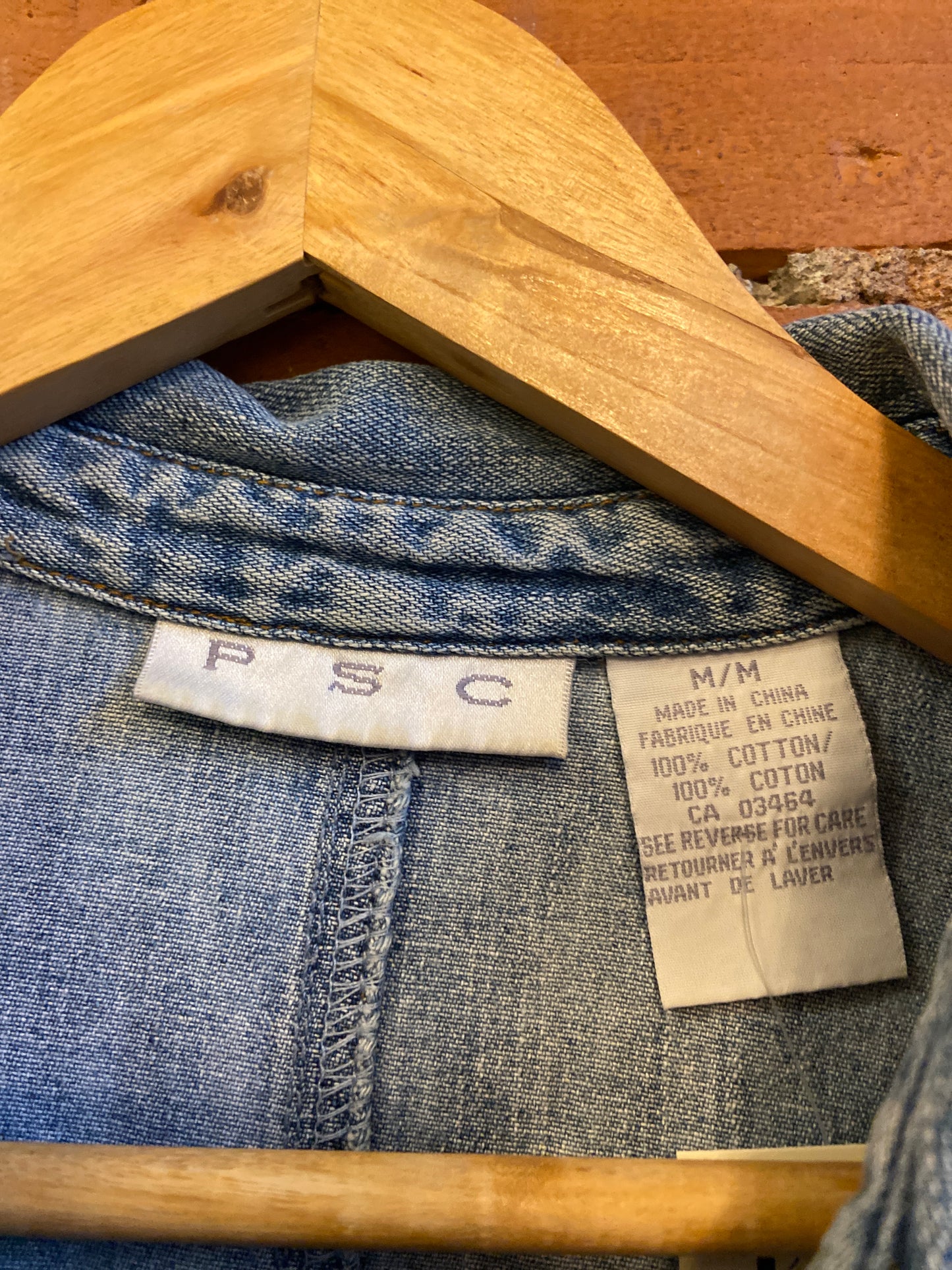 FITTED PSC DENIM SHIRT