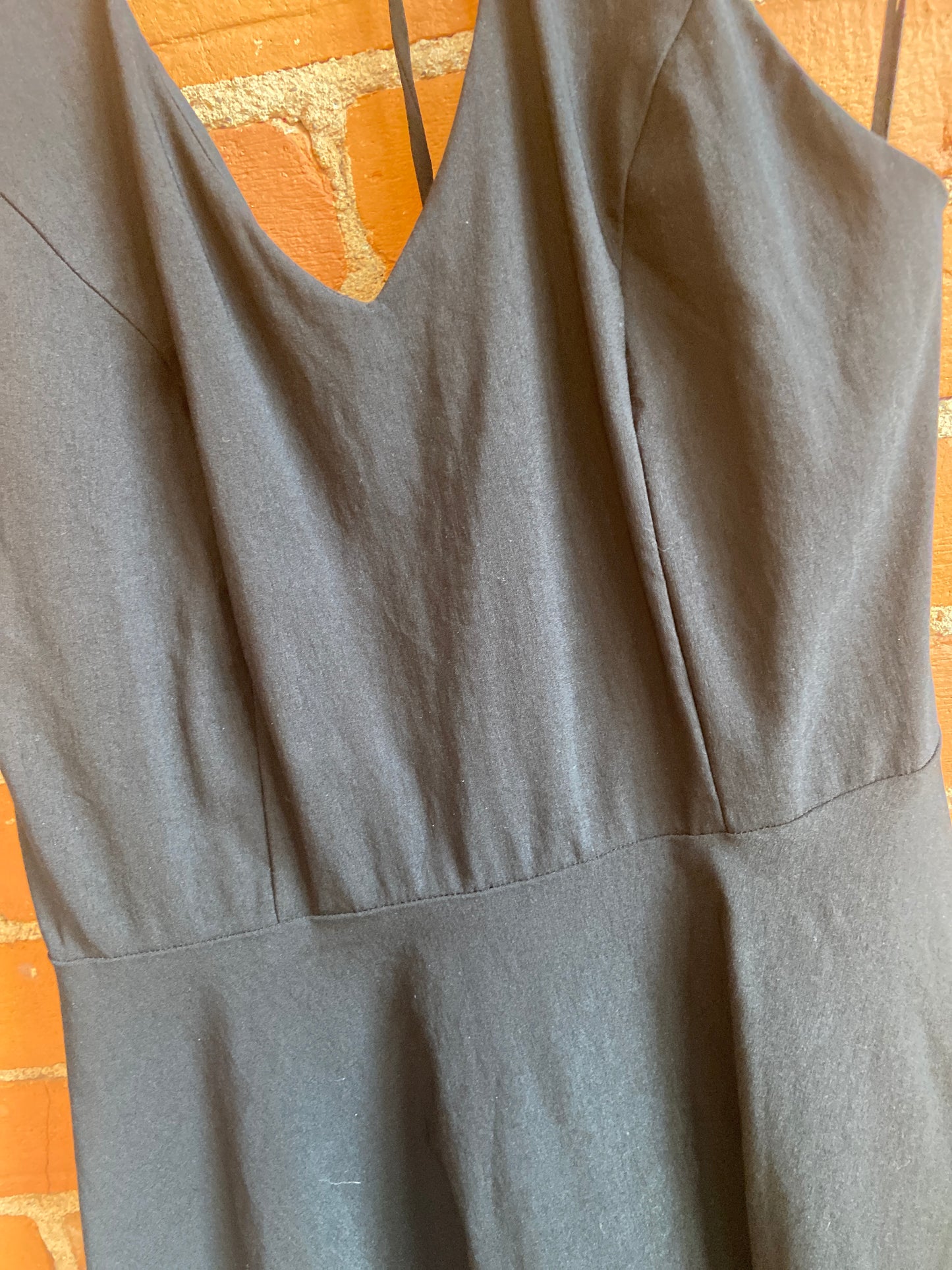 90's Smart Set Black Halter Dress