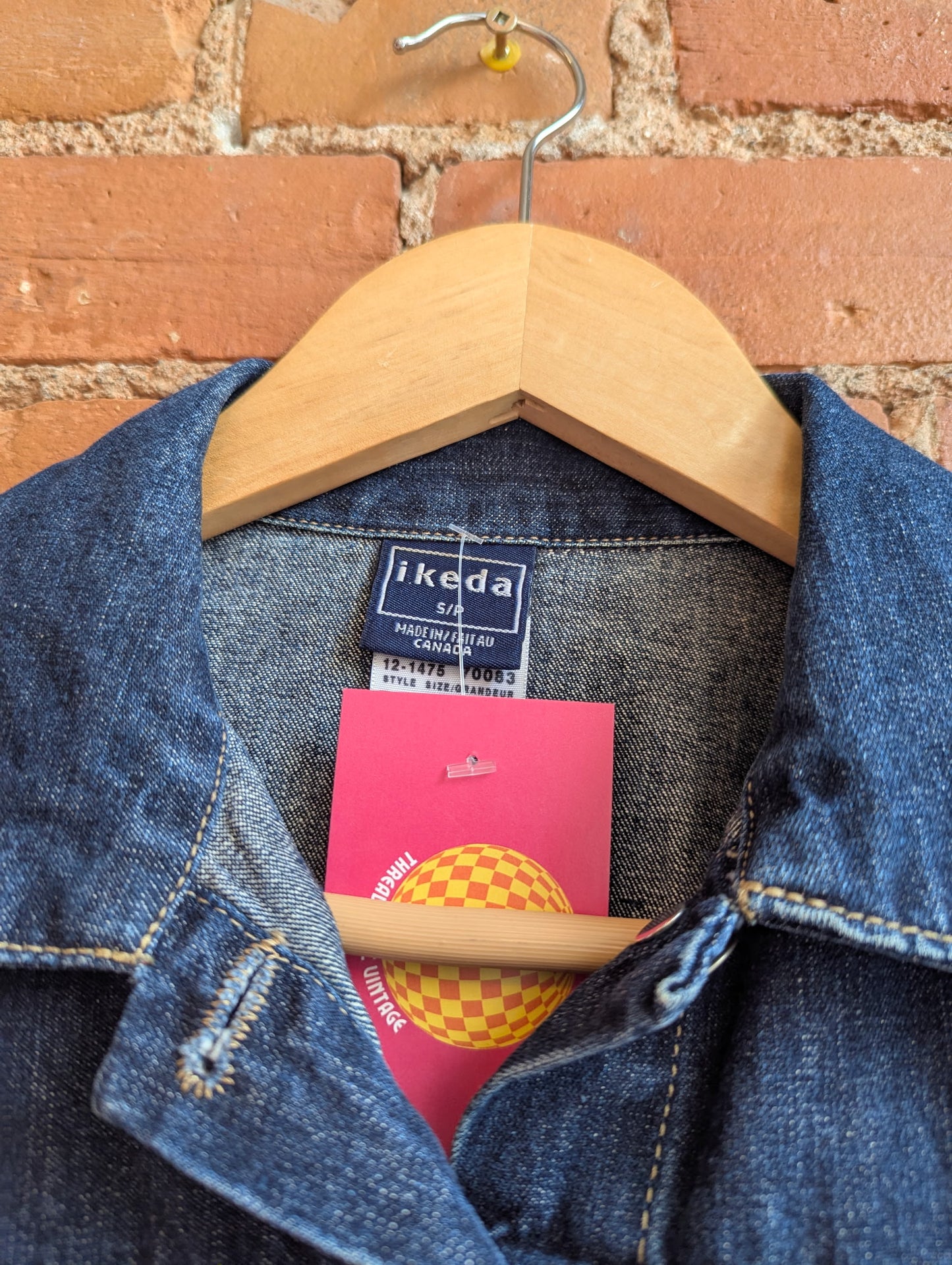 1990s Ikeda Dark Wash Denim Jacket