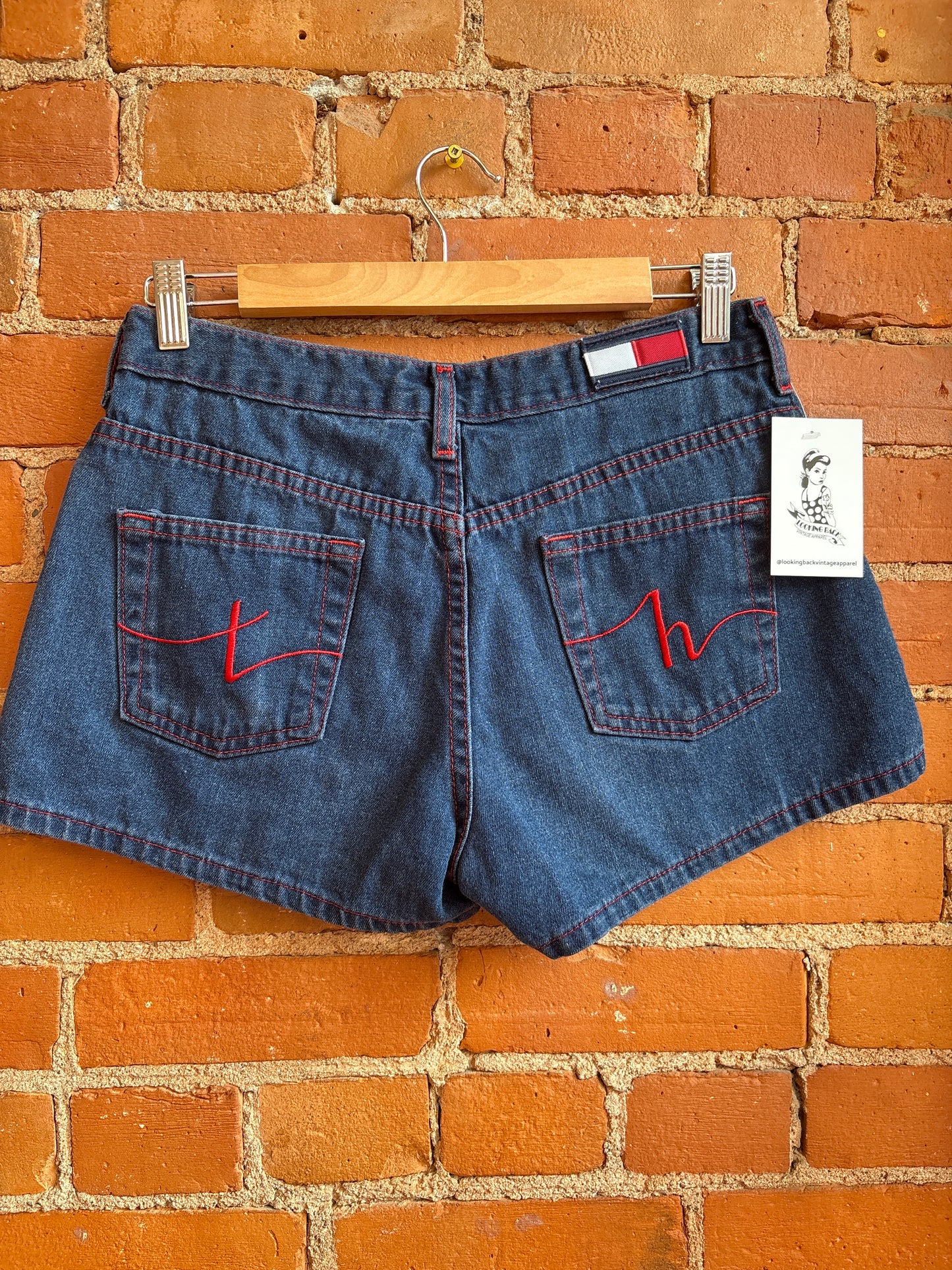 Tommy Jean Dark Denim Shorts