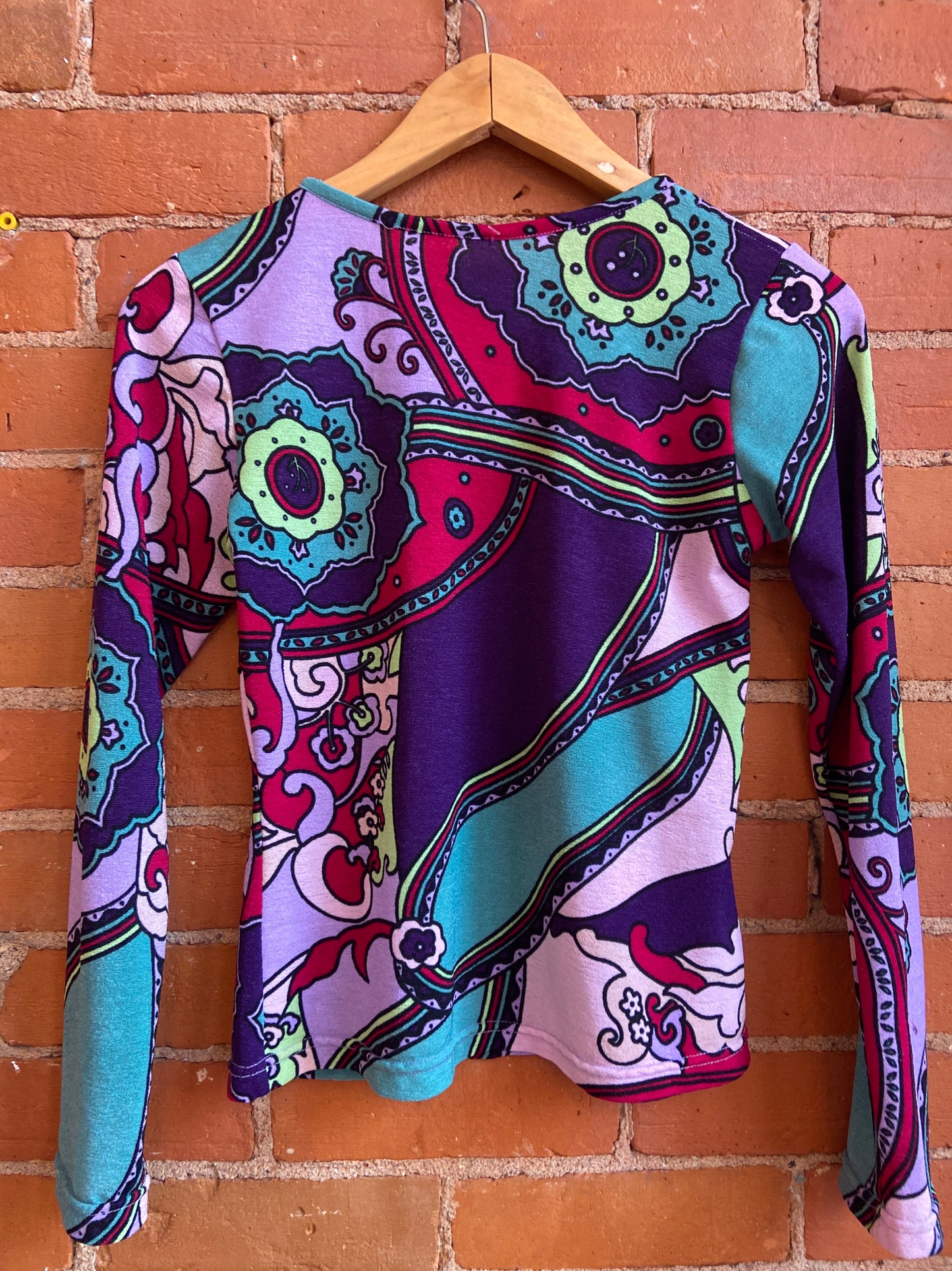 Y2K Pattern Top