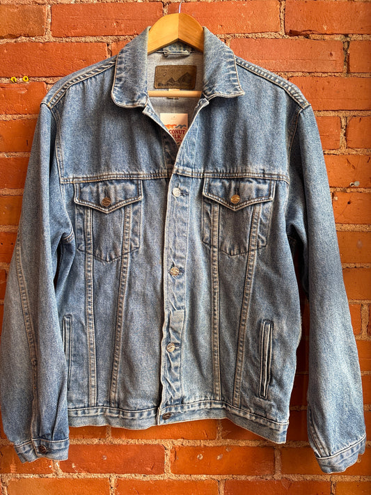Denim Embroidered Trucker Jacket