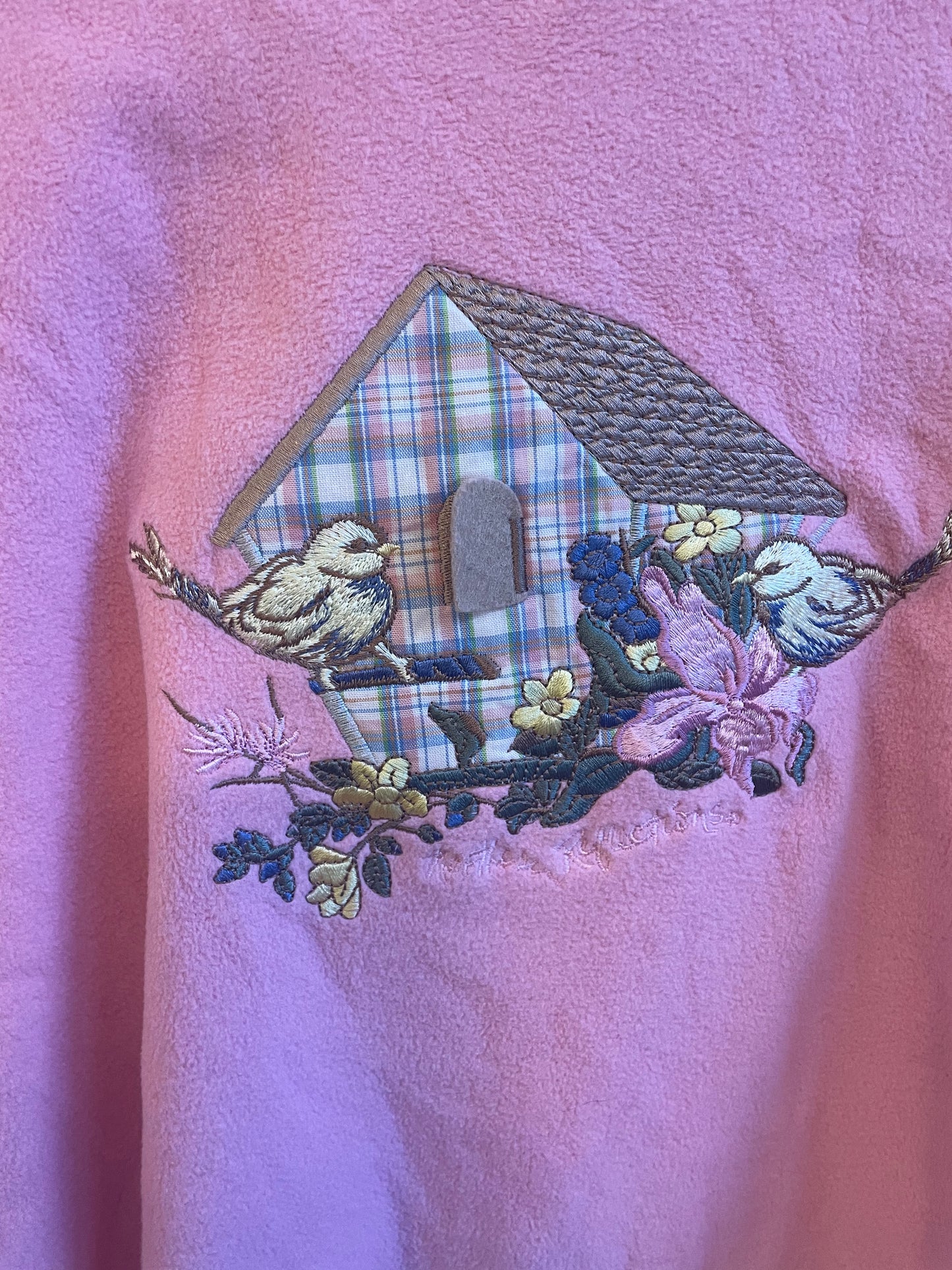 Deadstock Northern Reflections Birdhouse Fleece