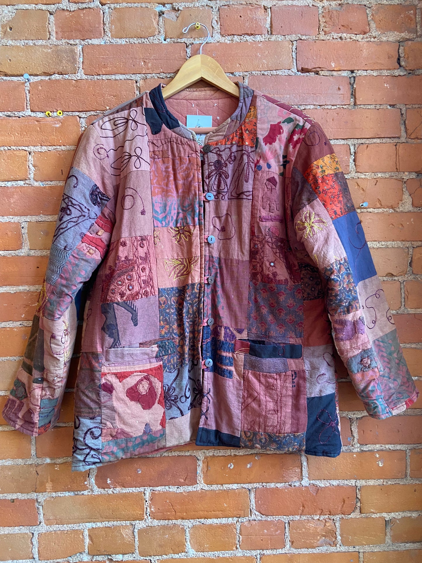 Quilted Patchwork Reversible Jacket