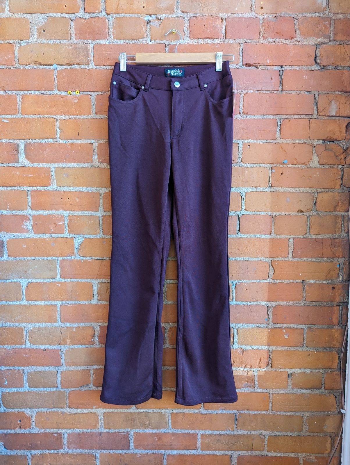 1990s Space Girlz Maroon Straight Leg Pants