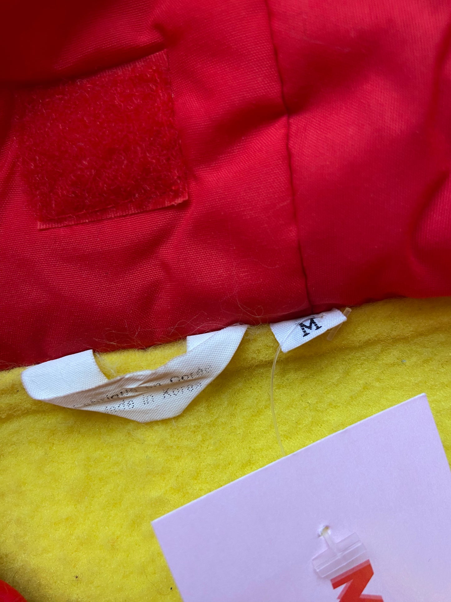 Ispo Yellow & Red Colorblock Jacket
