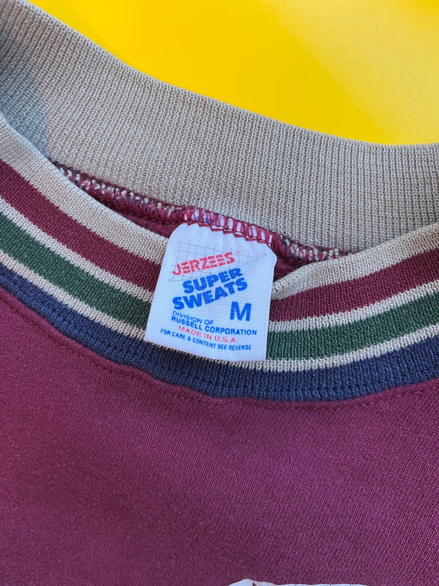 Jerzees Maroon Sweatshirt