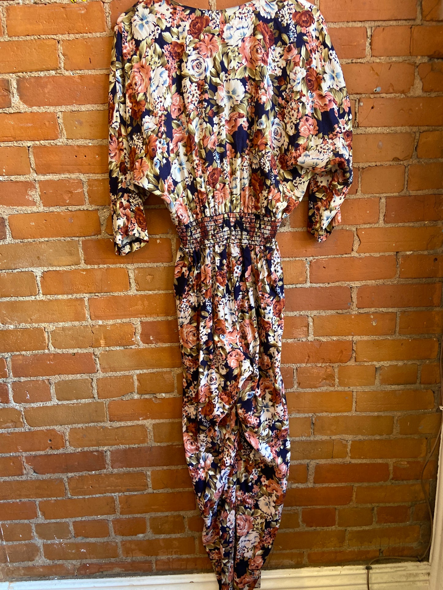 Floral Fall Tones Jumpsuit