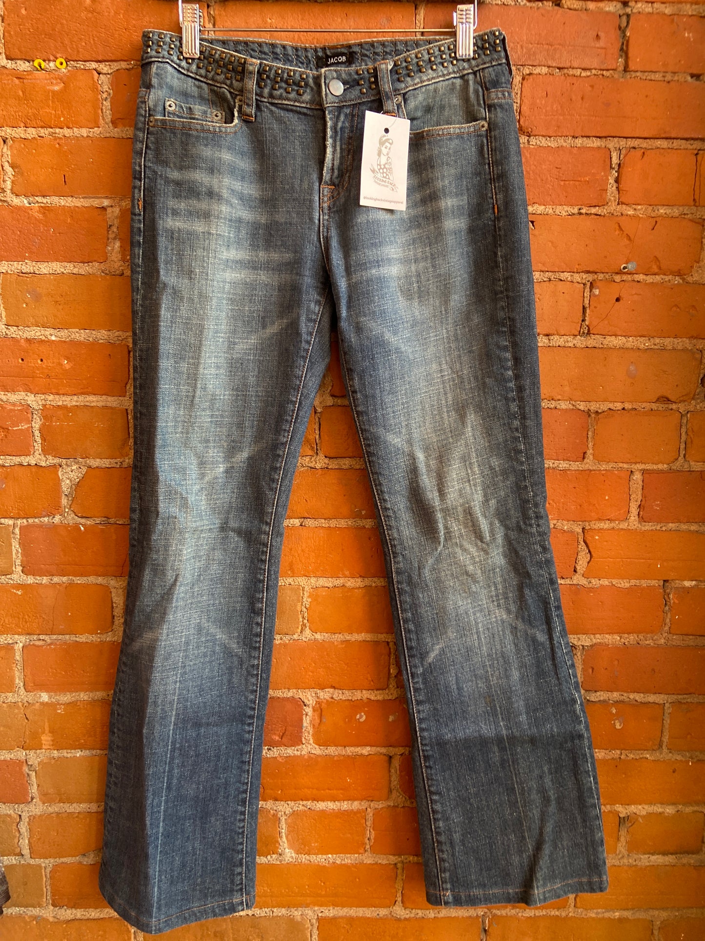 Jacob Studded Belt Denim