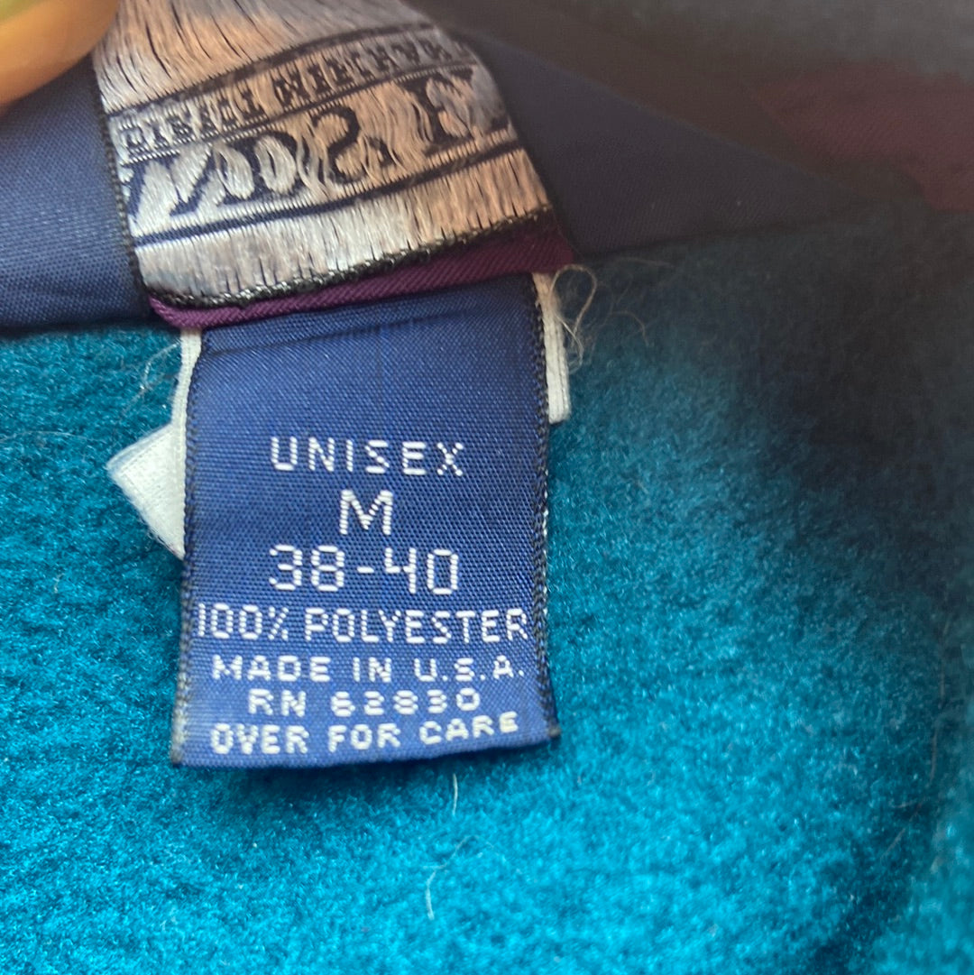 Land's End Jade 1/4 Button Fleece