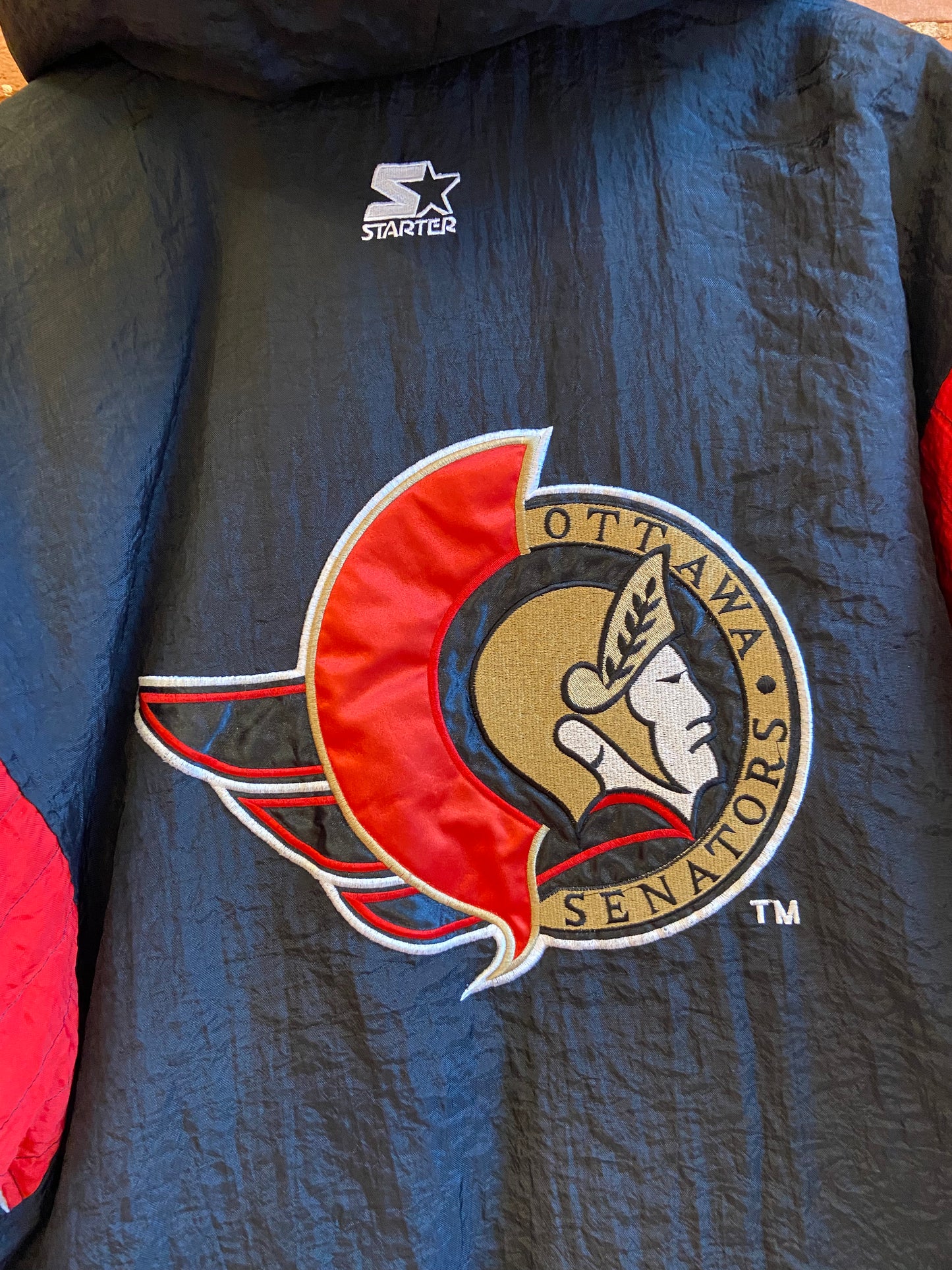 Black Ottawa Senators Starter Jacket *As is