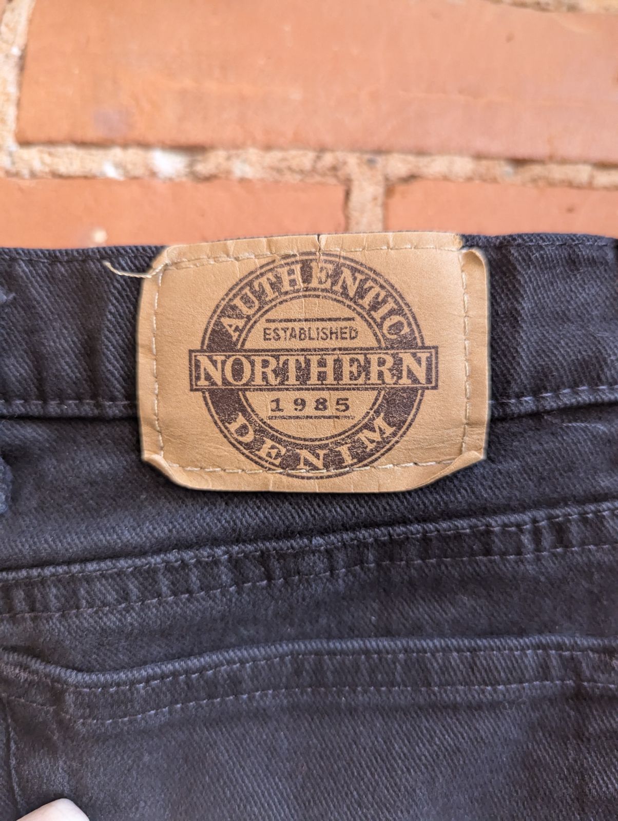 1990s Authentic Northern Experience Black Straight Leg Jeans