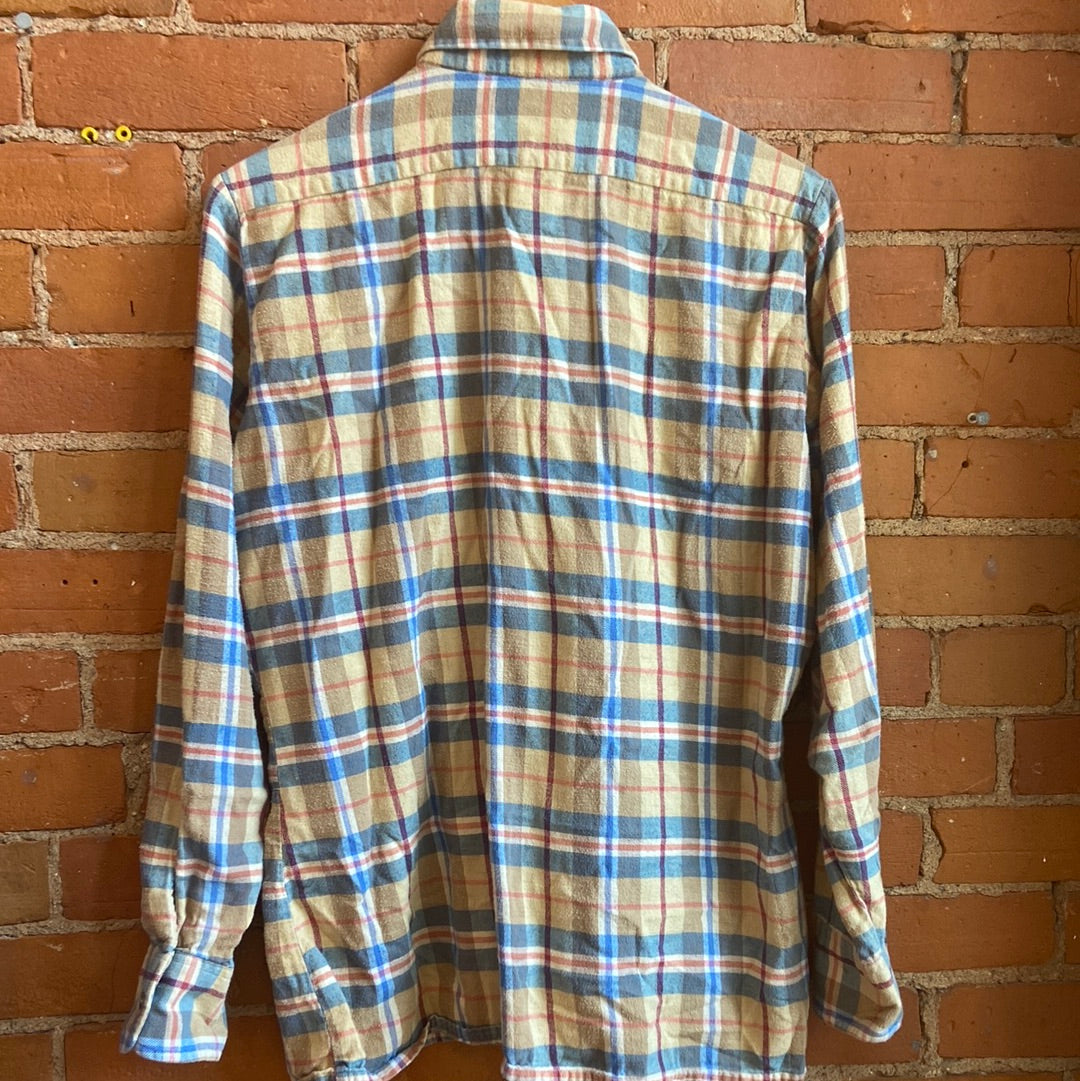 Plaid Button Up Long Sleeve Shirt