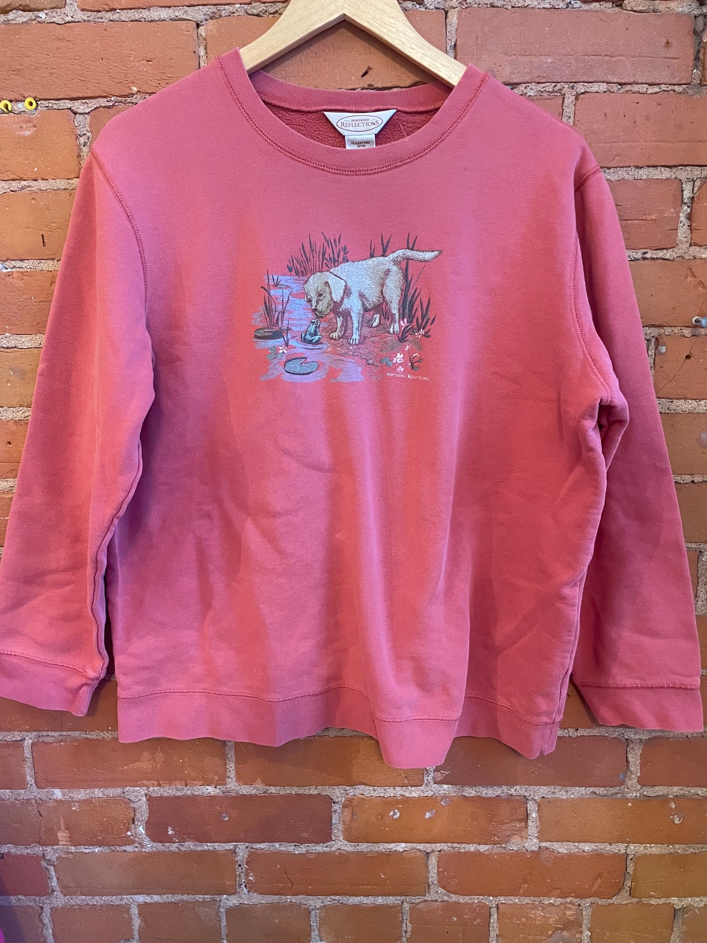 Northern Reflections Puppy Crewneck Sweater