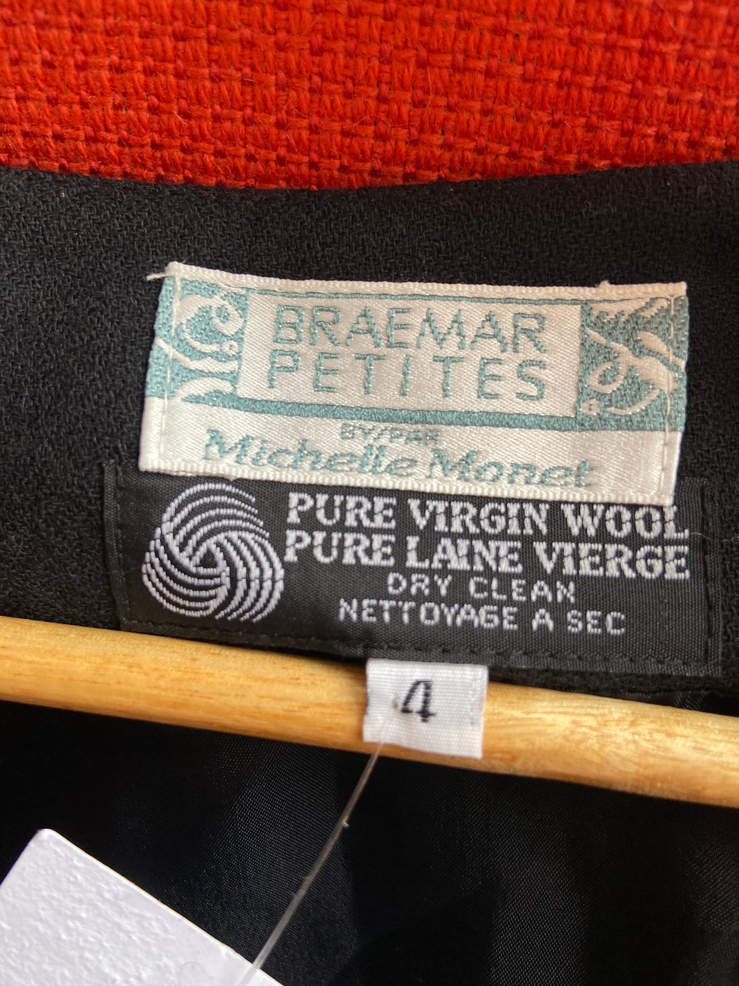 Black Maxi Wool Dress with Buttons