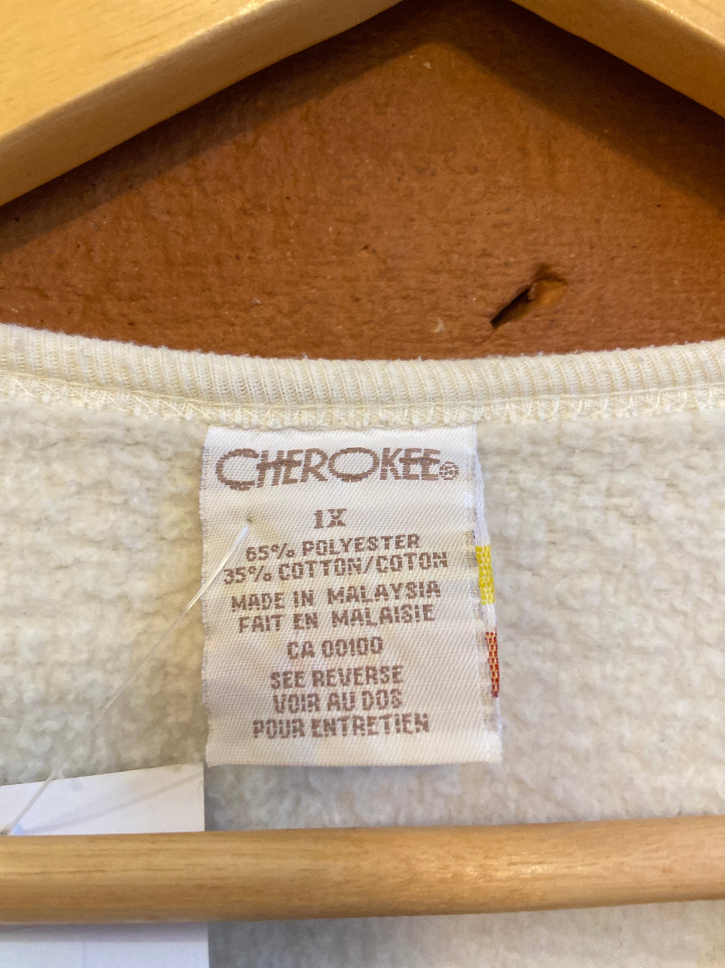 CHEROKEE SWEATSHIRT FALL LEAVES