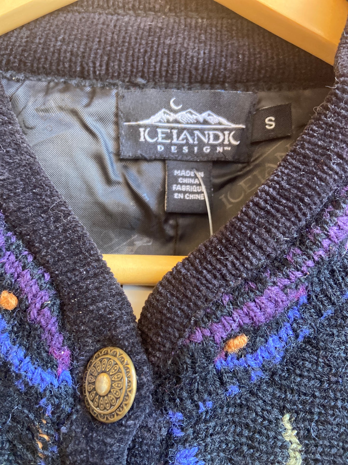 Purple Icelandic Wool Lined Sweater