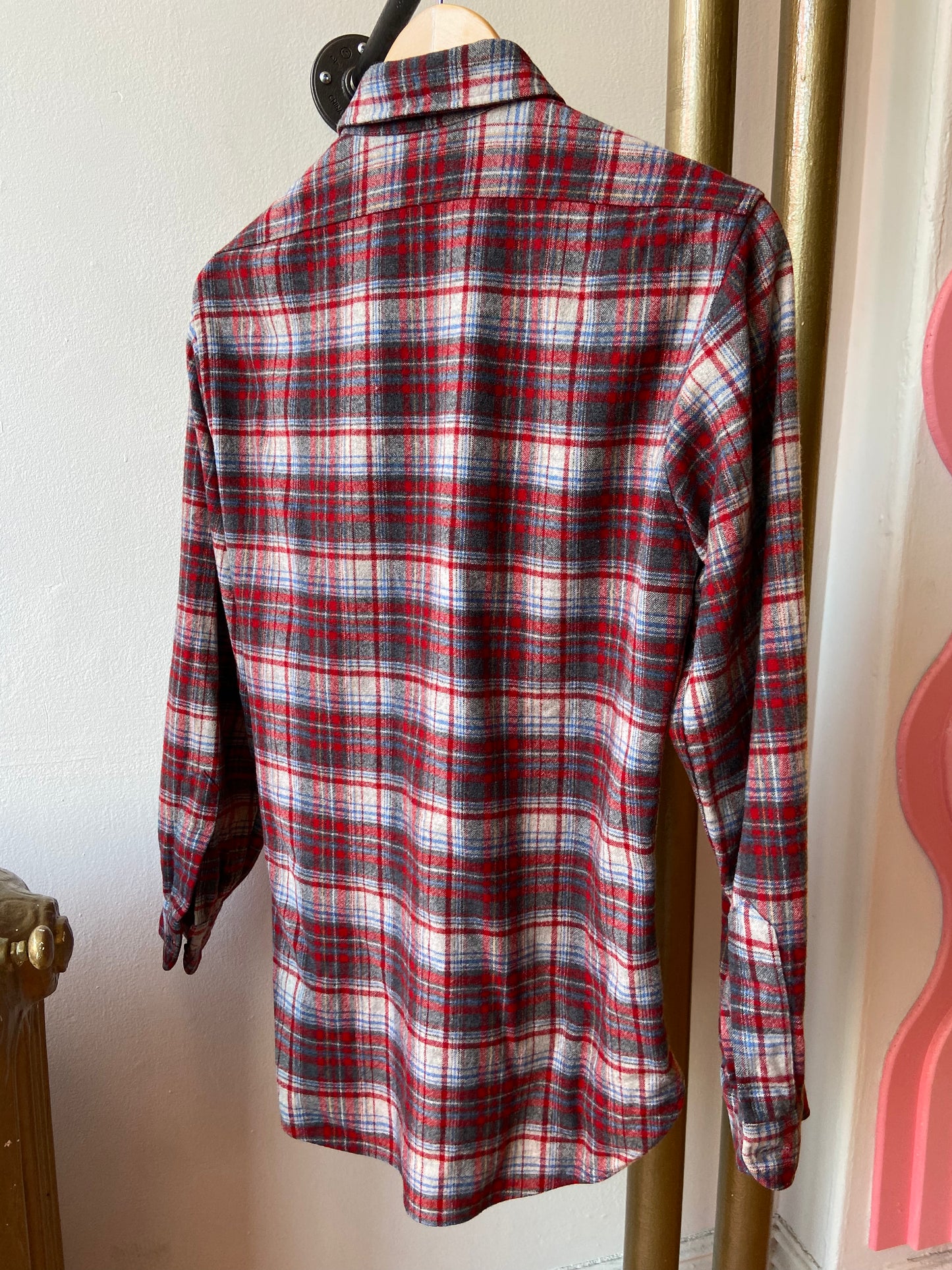 Pendleton Red & Grey Plaid Field Shirt