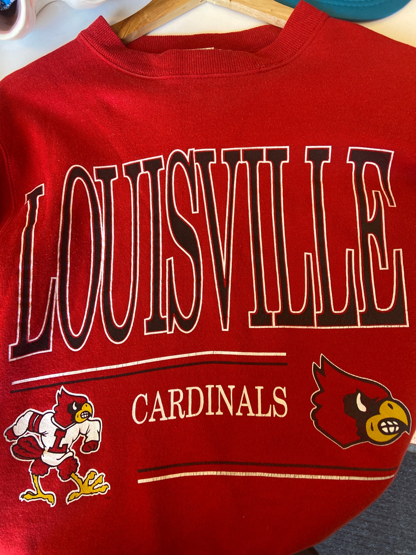 Red Louisville Cardinals Sweatshirt