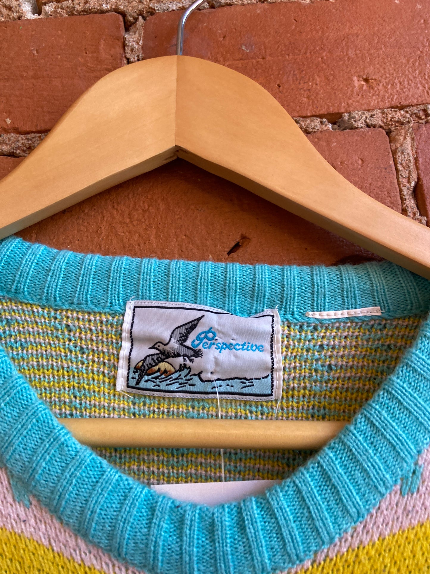 80s Bright Print Crewneck