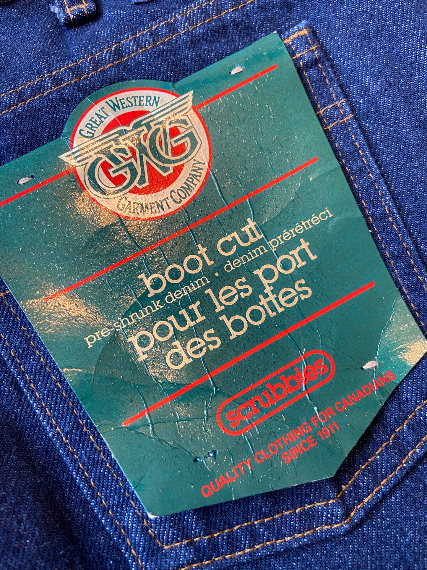 Deadstock Dark Wash GWG Denim