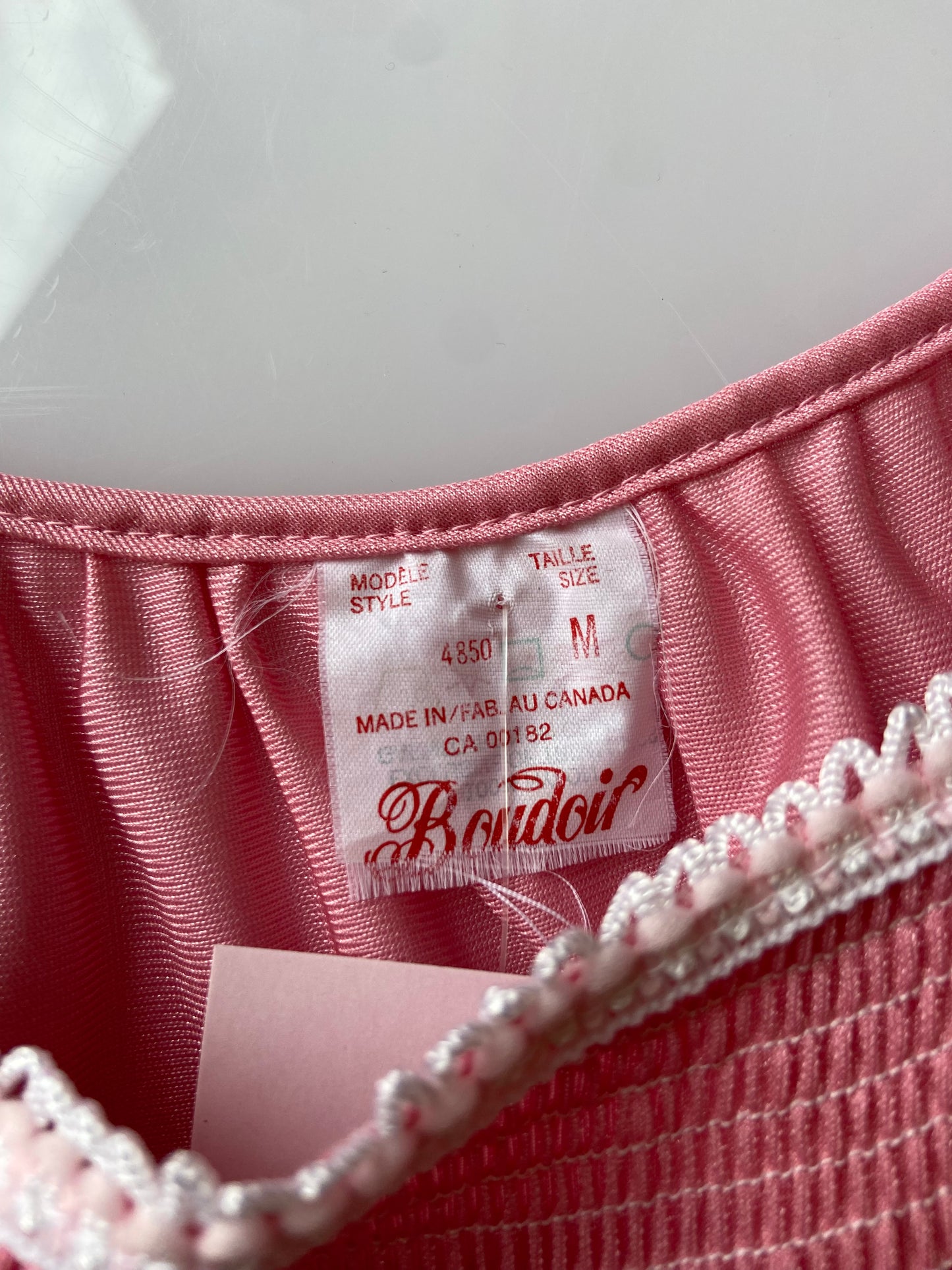 Pink Tie-Strap Maxi Nightgown