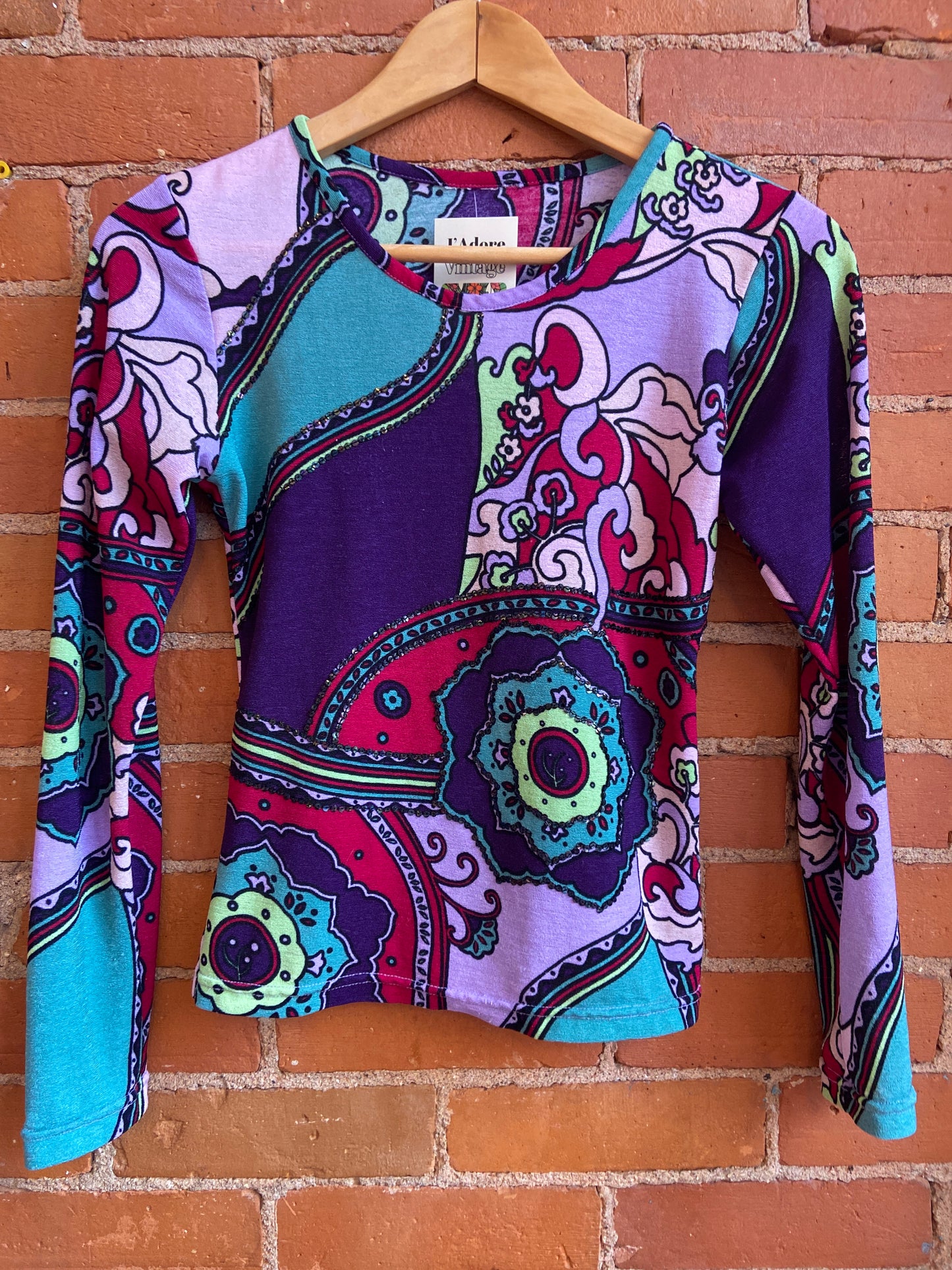 Y2K Pattern Top
