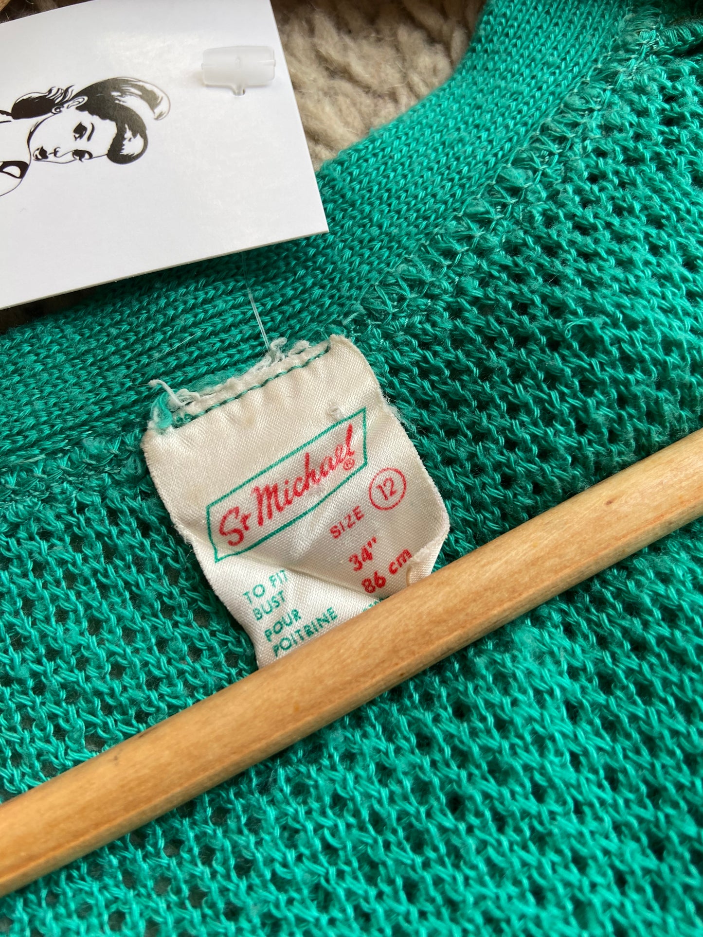 Teal Button up Sweater Vest