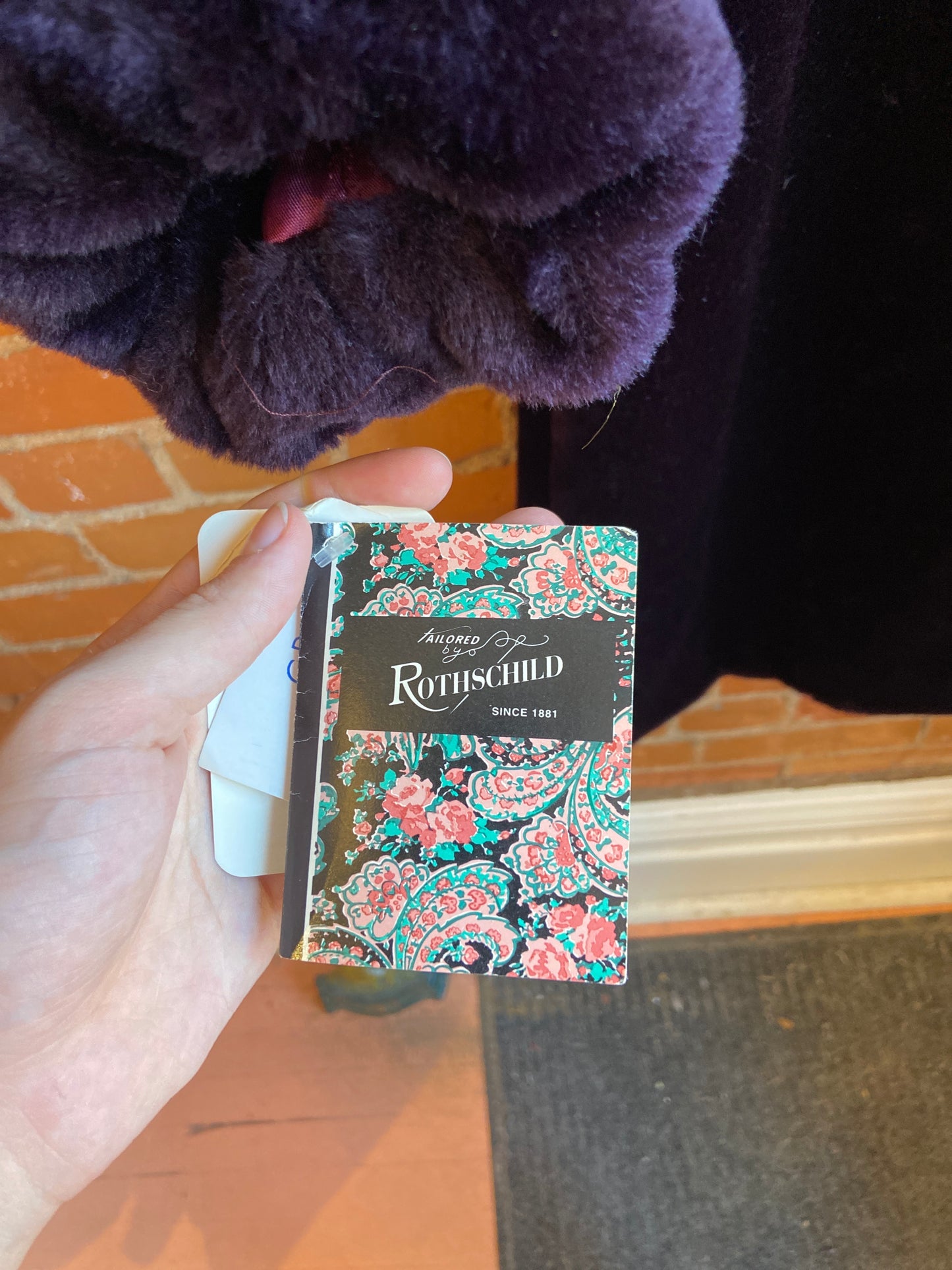 Deadstock Merlot Rothschild coat