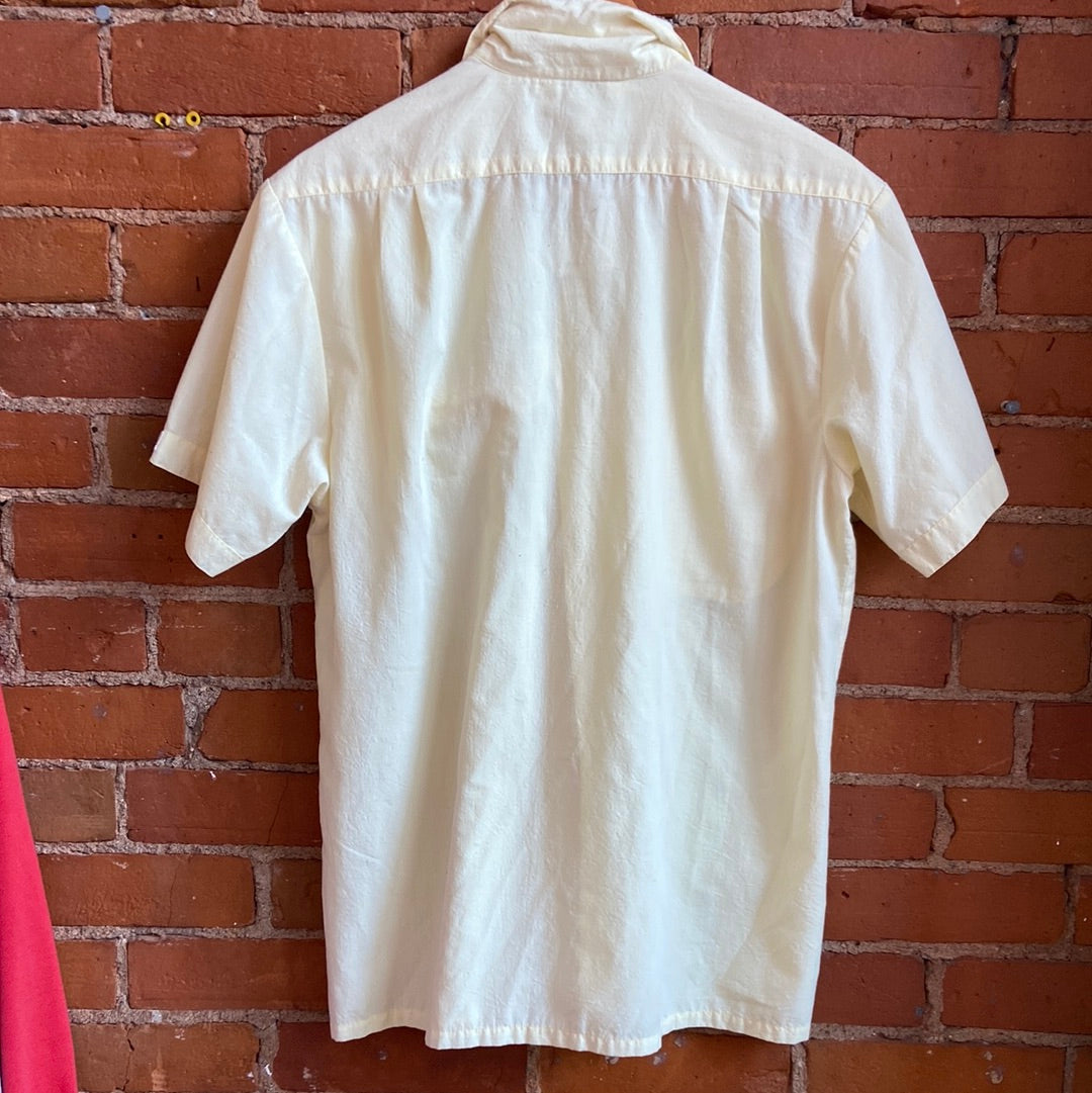 Light Yellow Short Sleeve Shirt