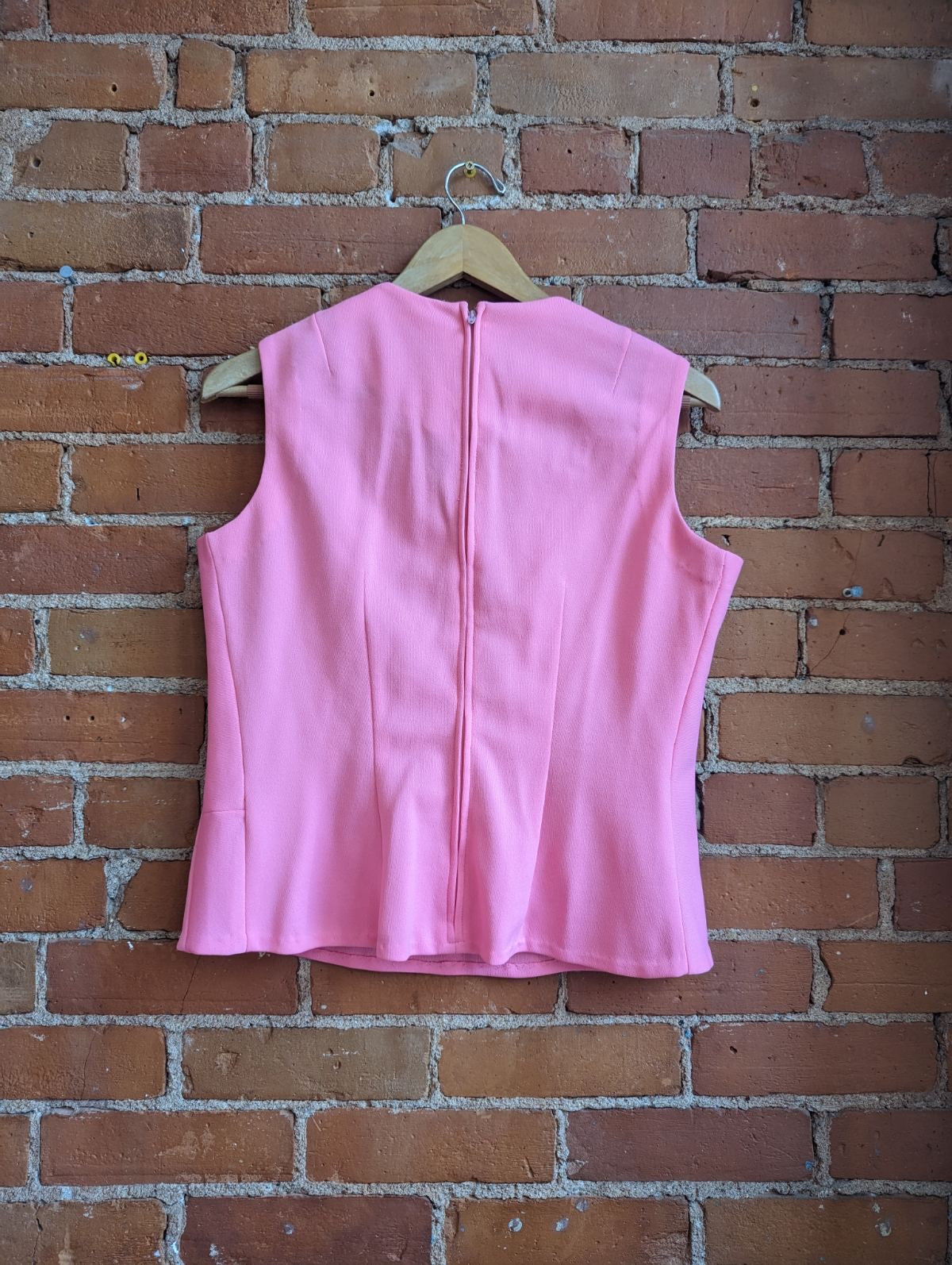 1960s Pink Sleeveless Top