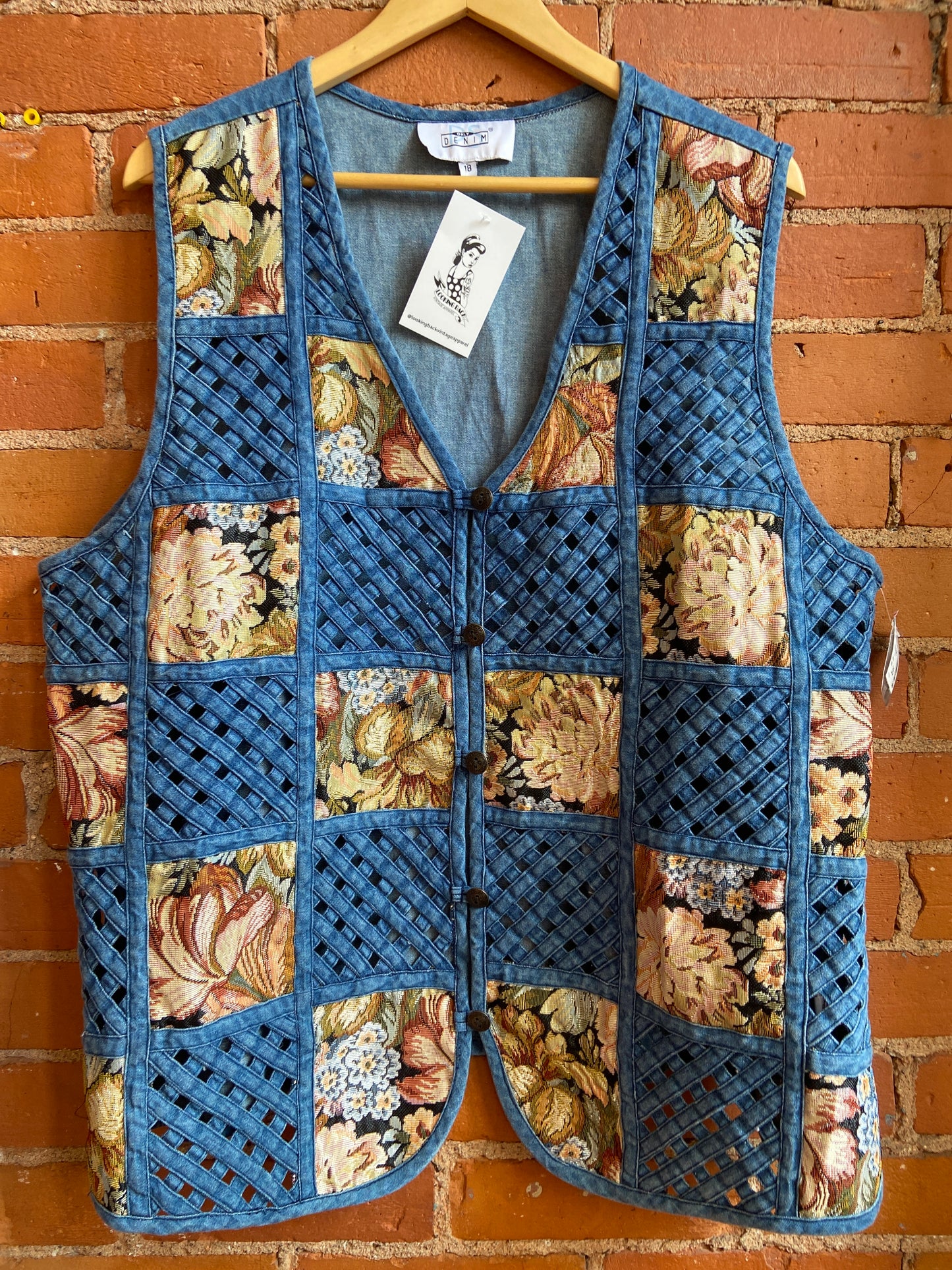 Deadstock Denim Tapestry Vest