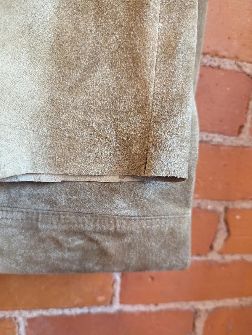 Marquis Tan Suede Pants