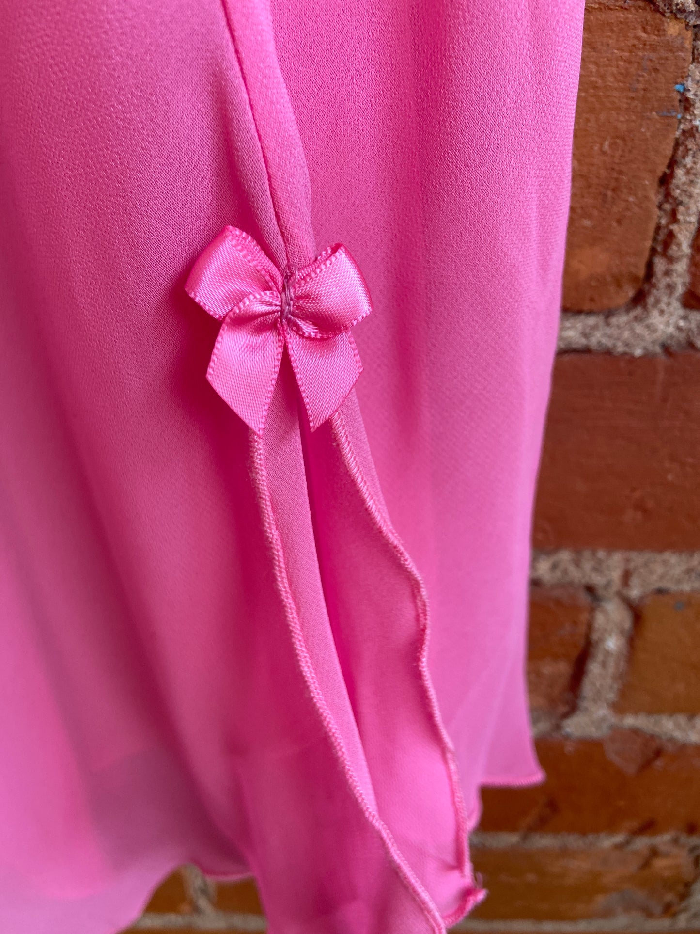 Pink bow lingerie nightie