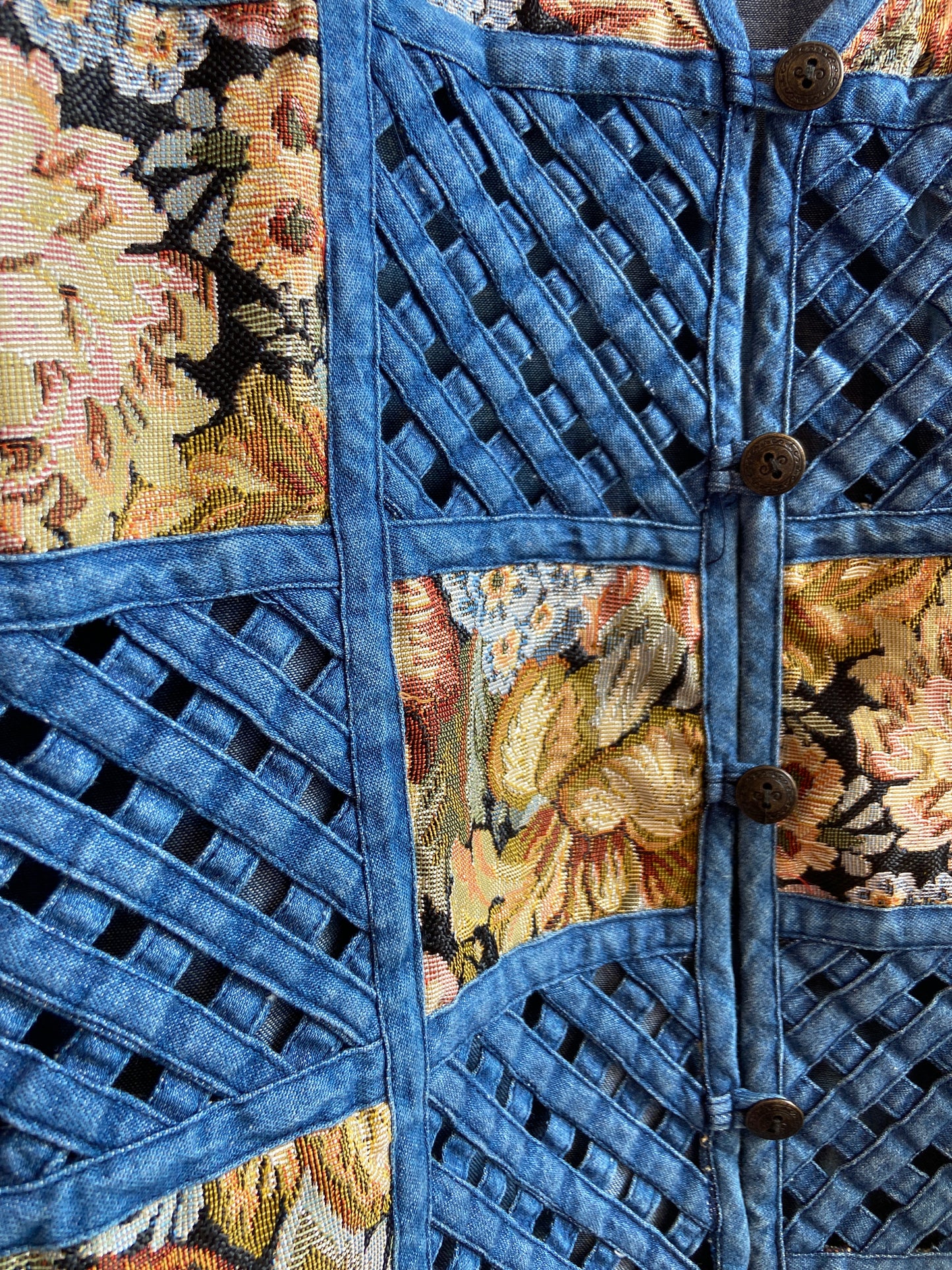 Deadstock Denim Tapestry Vest