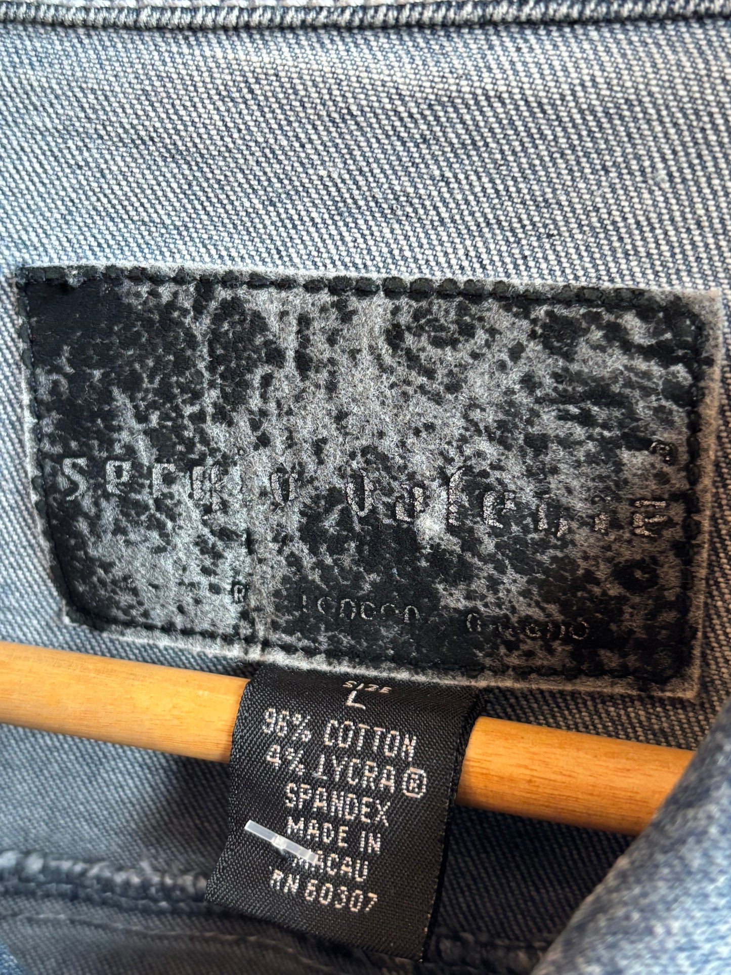 Sergio Valente Jean Jacket Bull Details