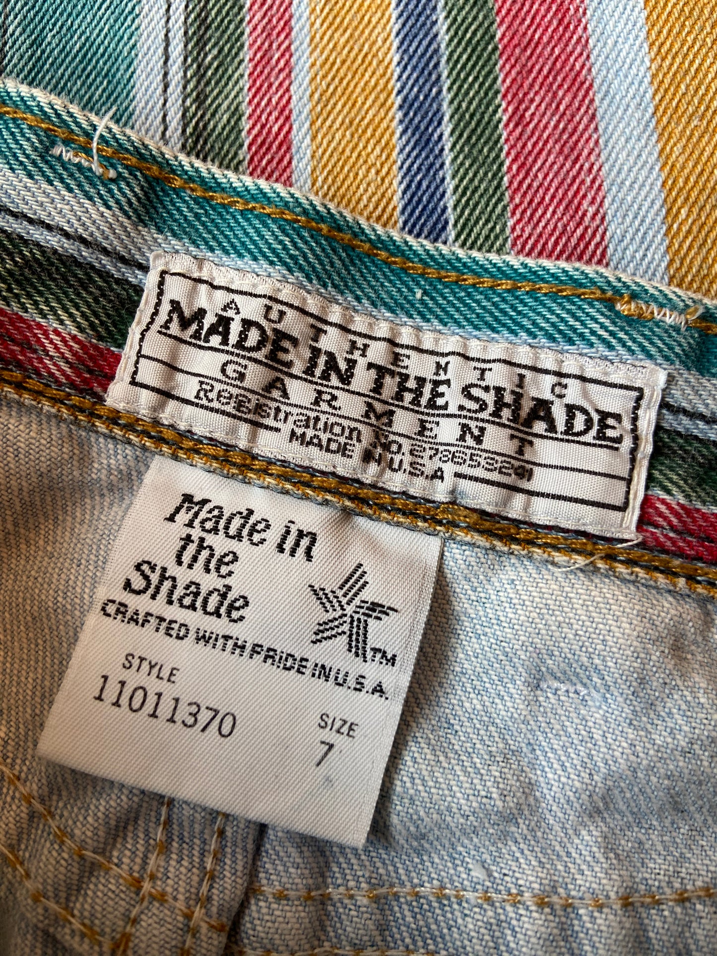 Colourful Striped Denim