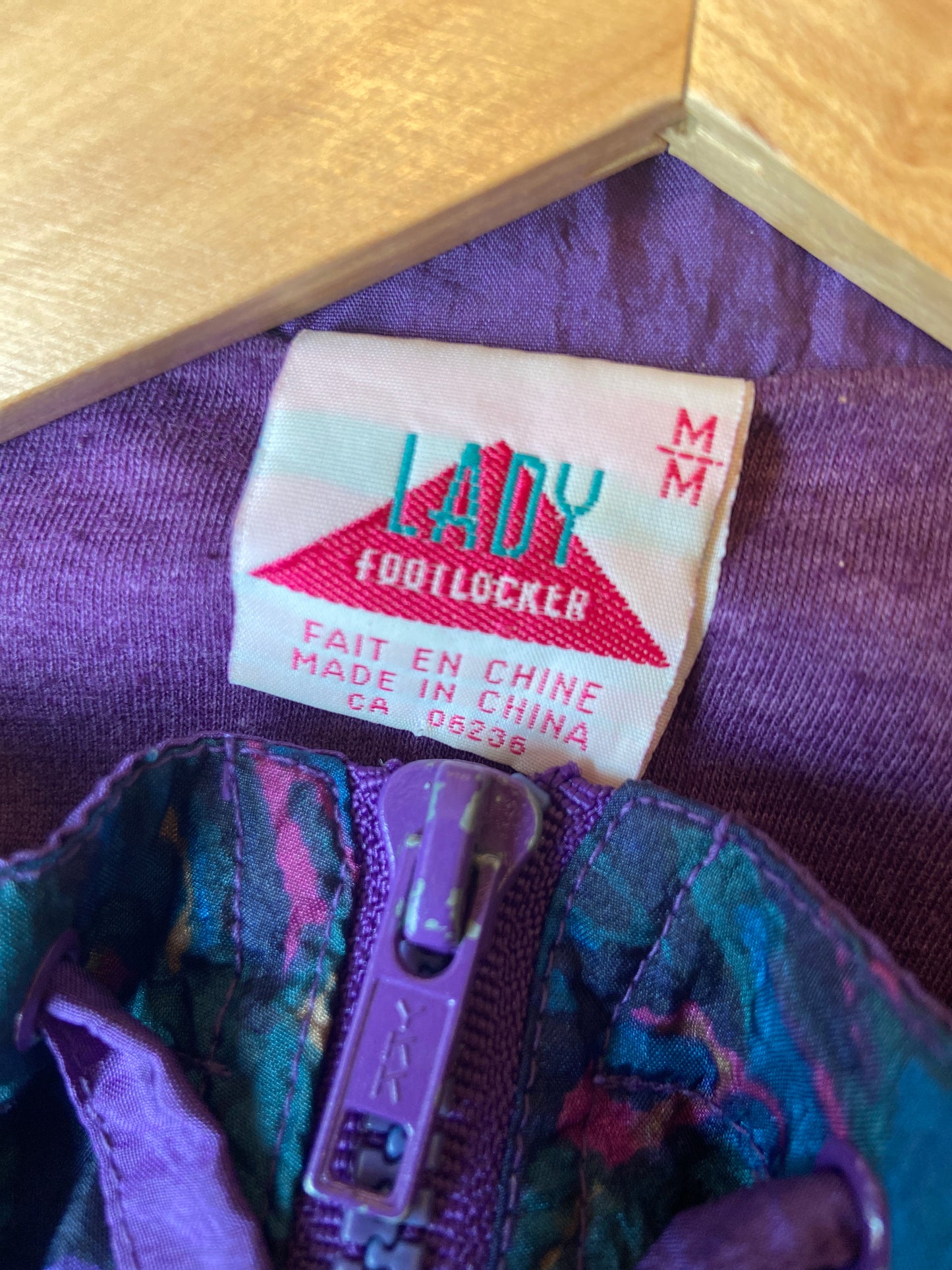 Lady Footlocker Purple Windbreaker