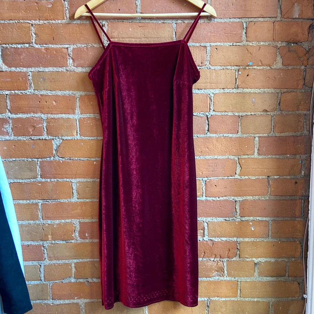 Burgundy Velvet 2 Piece Set