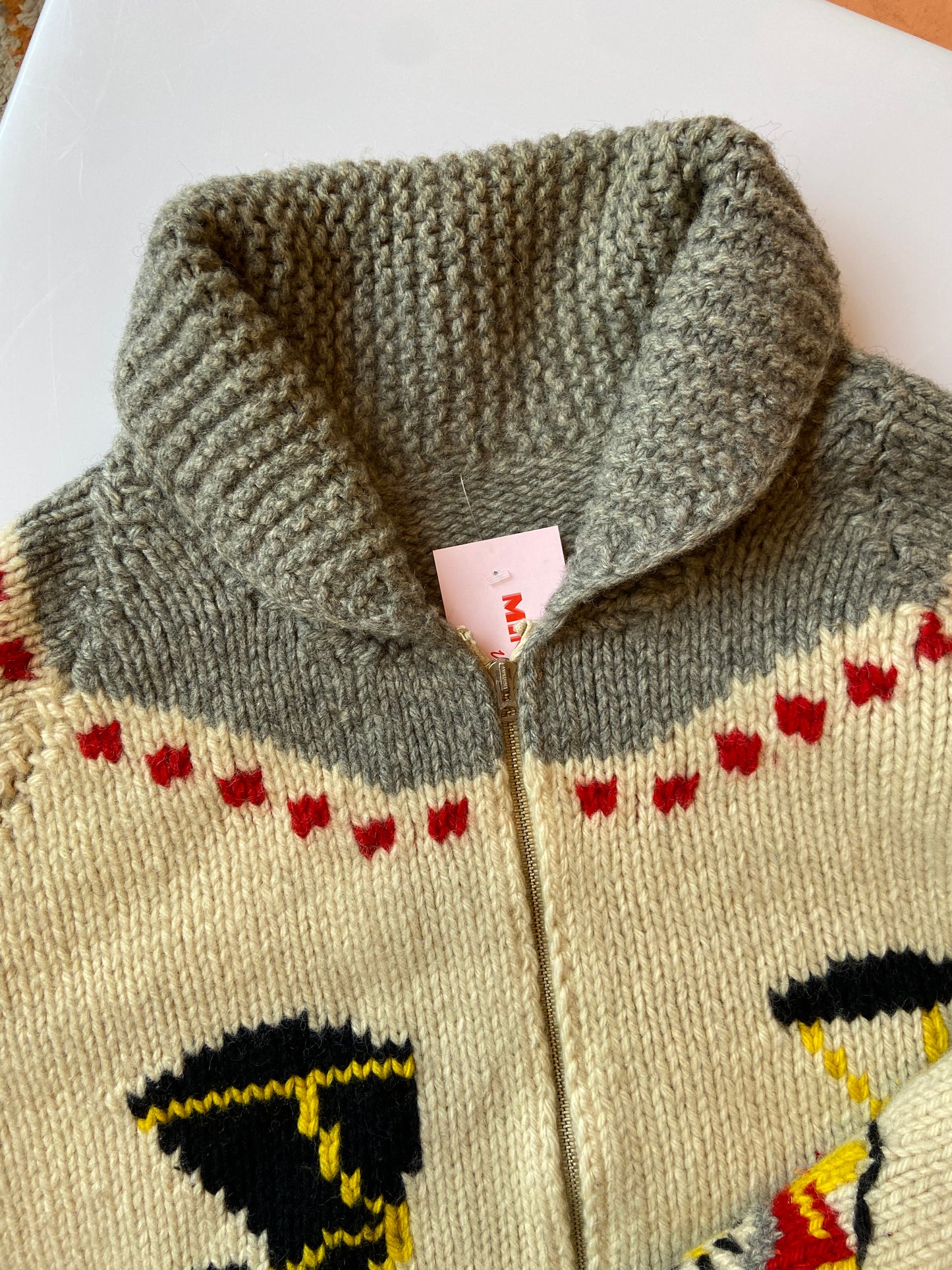 Mary Maxim Knit Cars Sweater