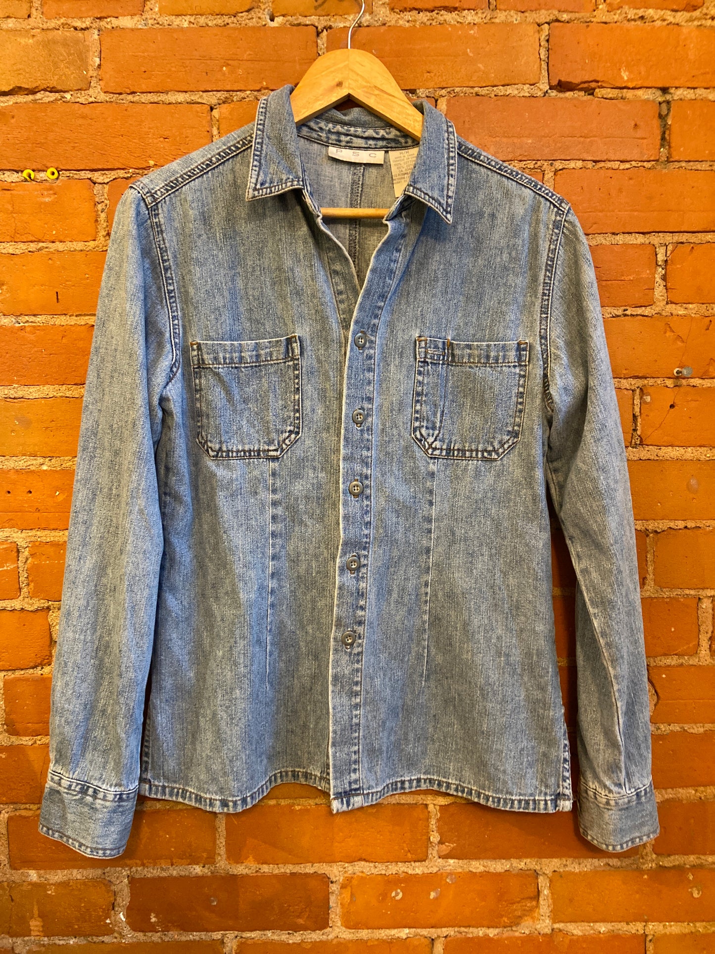 FITTED PSC DENIM SHIRT