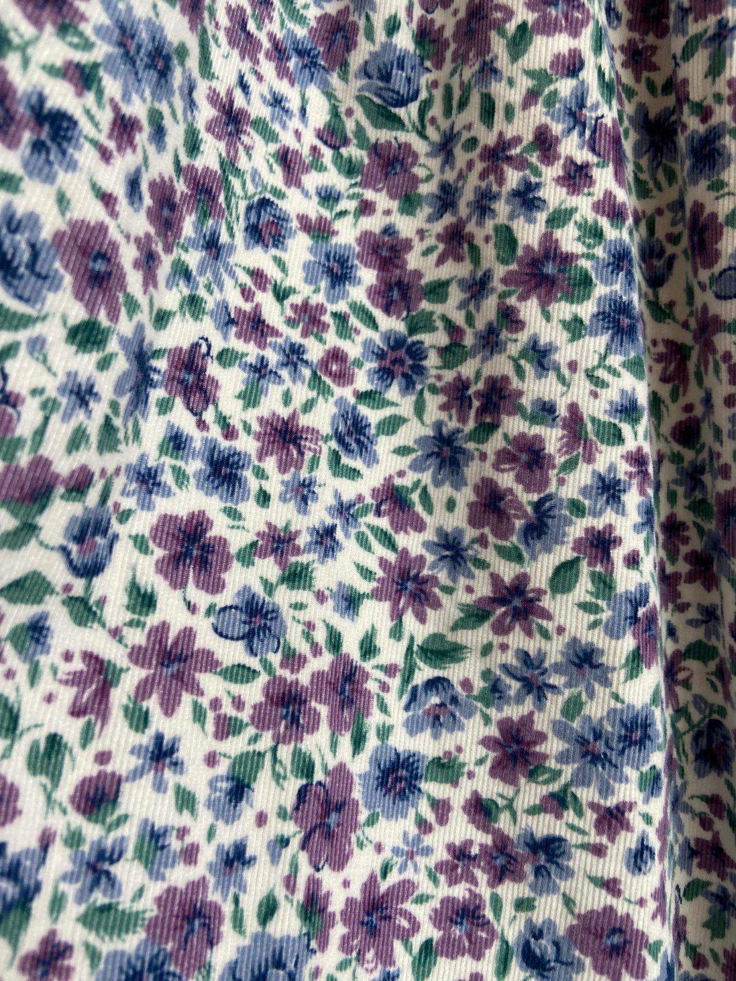 High Waisted Pleated Floral Skirt