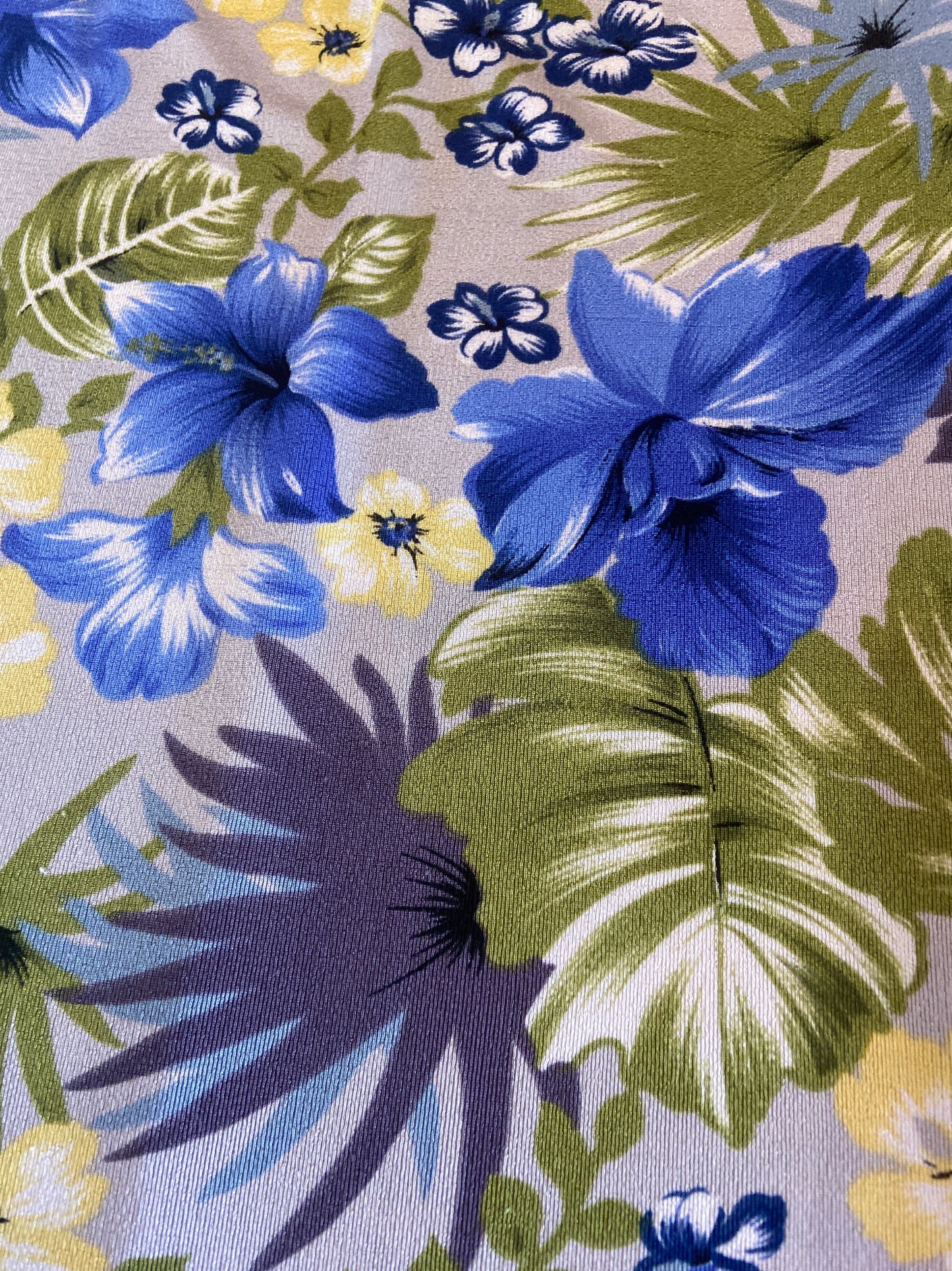 Slinky Tropical Floral Maxi Skirt