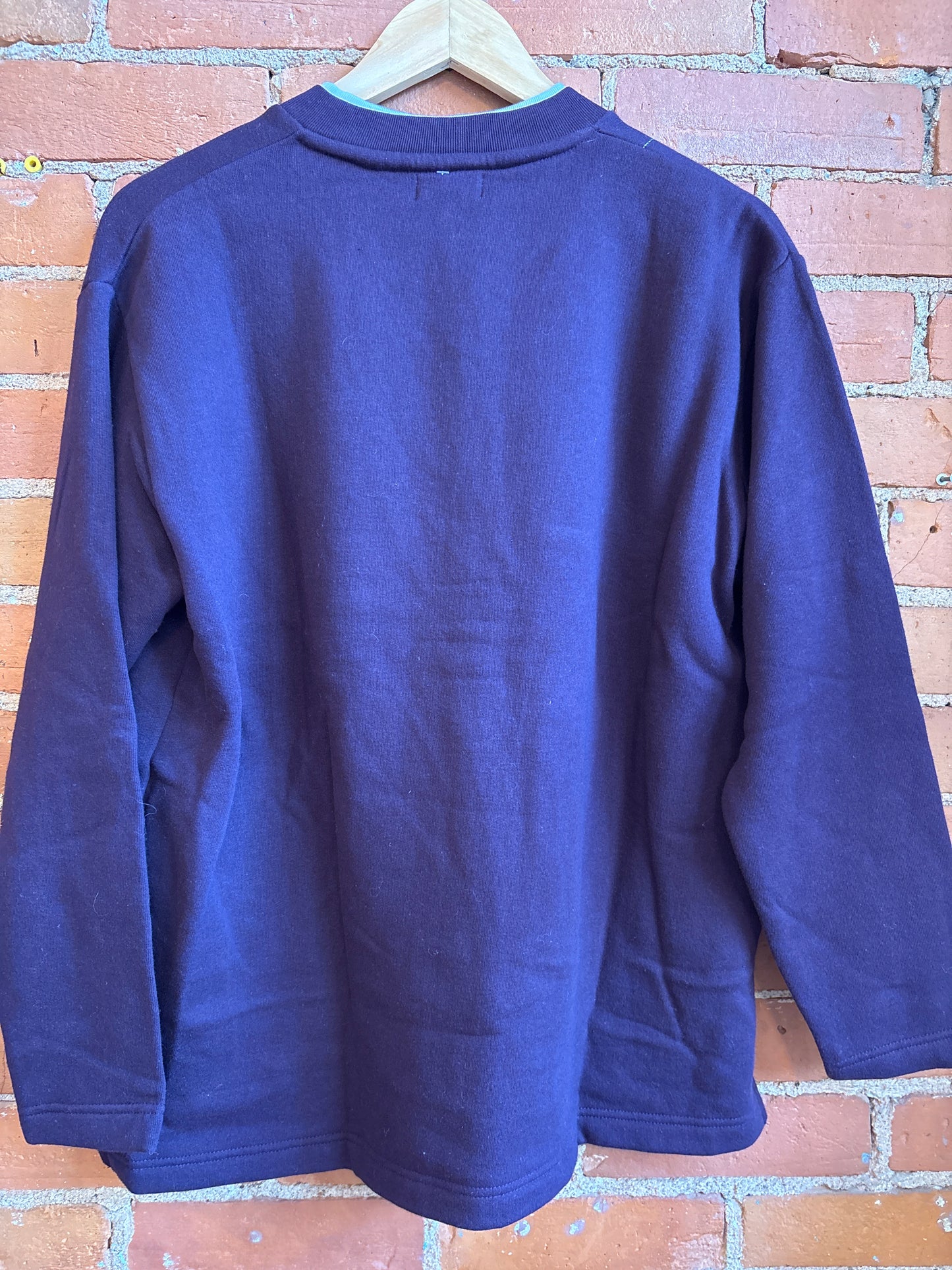 Deadstock Cottage Cove Purple Fall Sweater