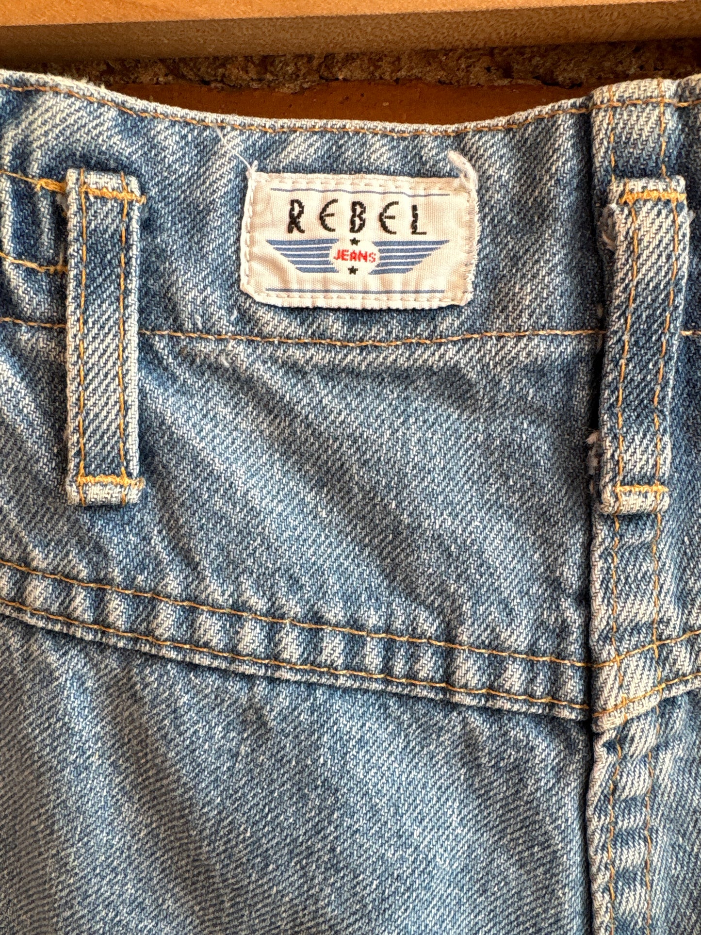 Rebel Denim High Waisted Shorts