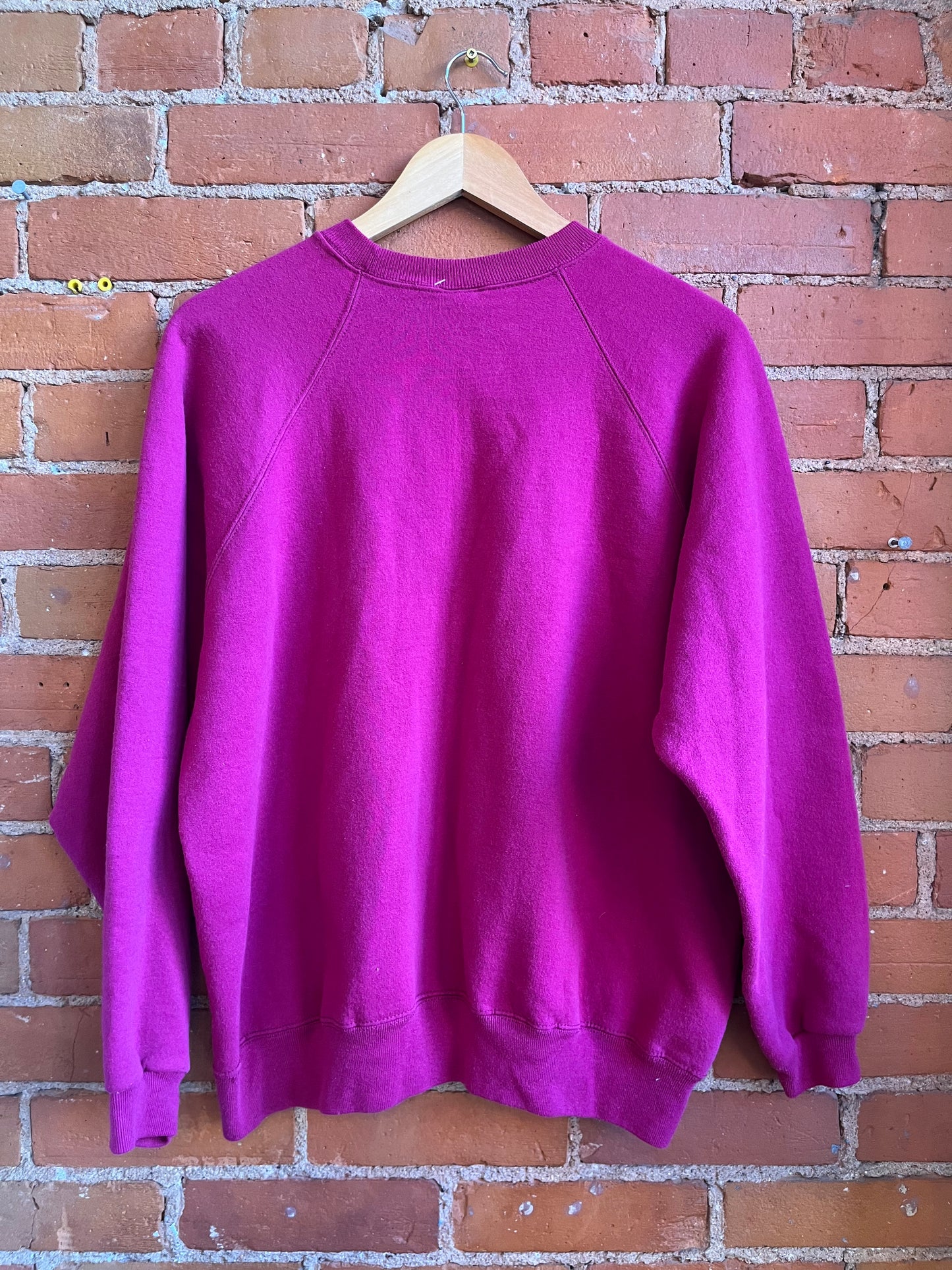 Solid Color Crewneck Sweater