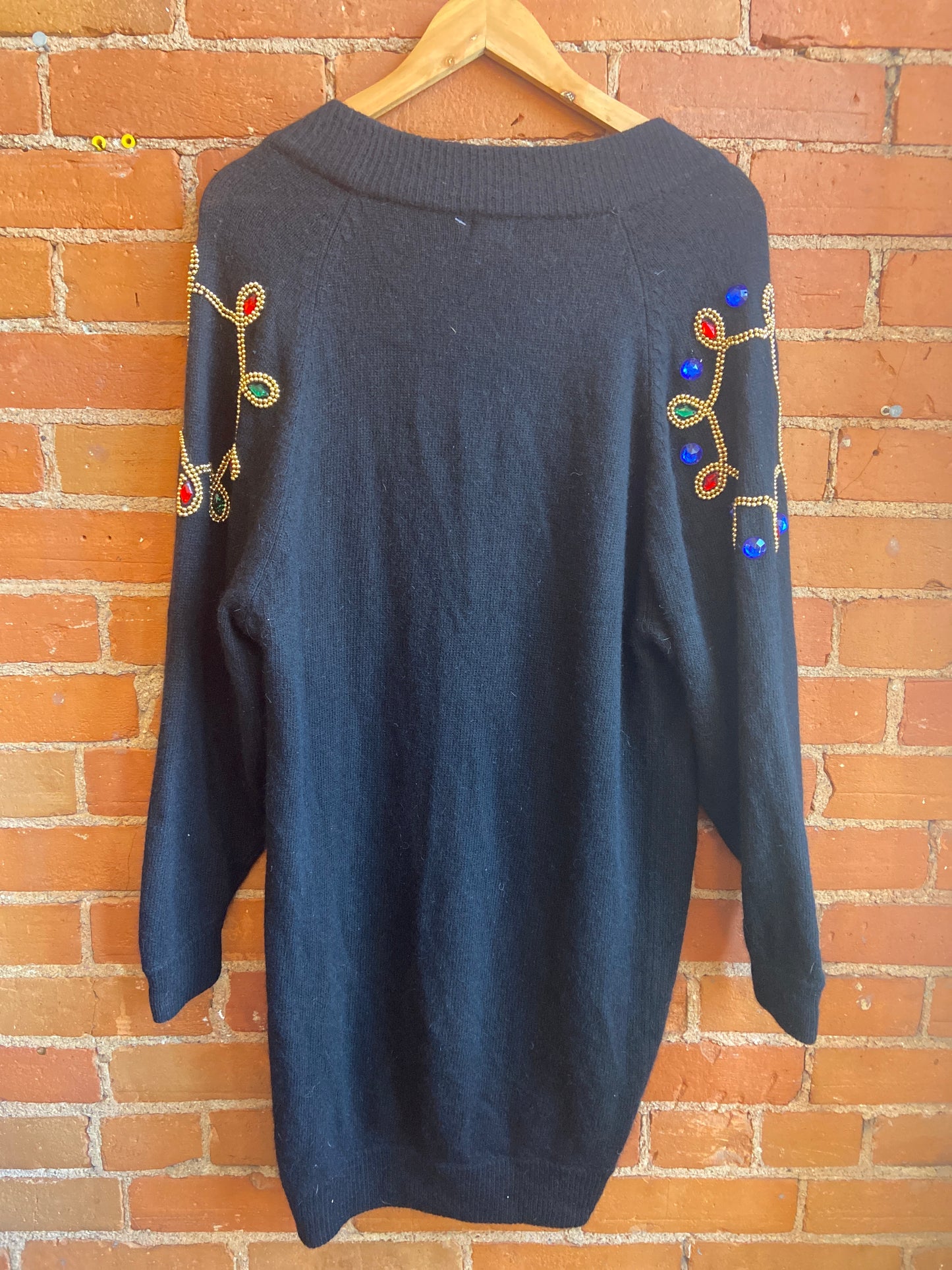 80’s Sweater with Gem Details