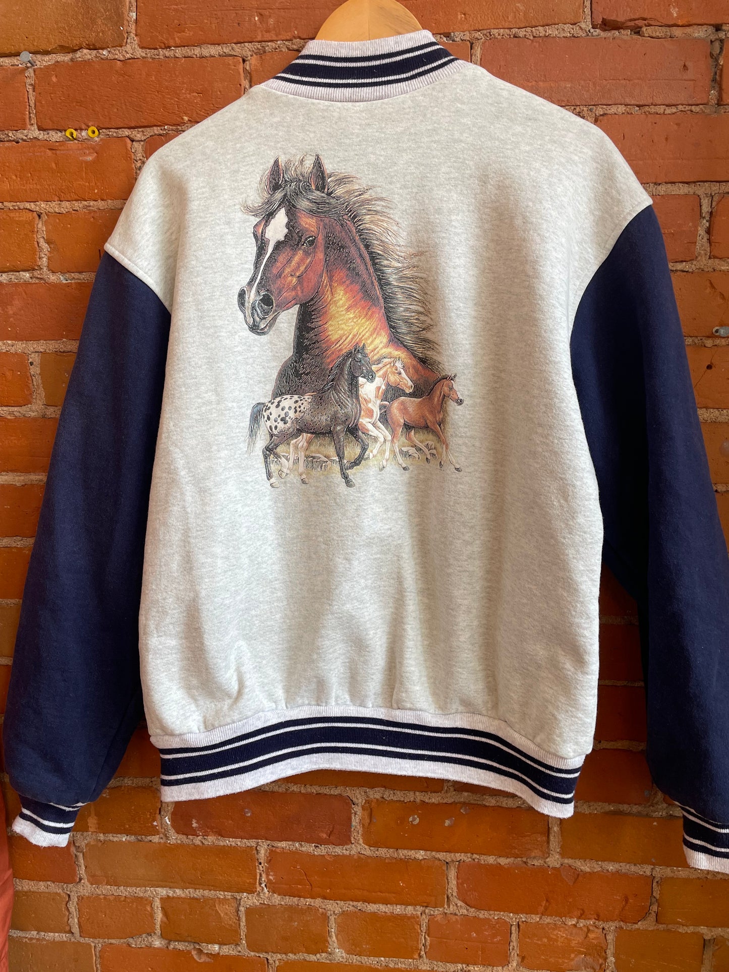 Horse Graphic Bomber Jacket