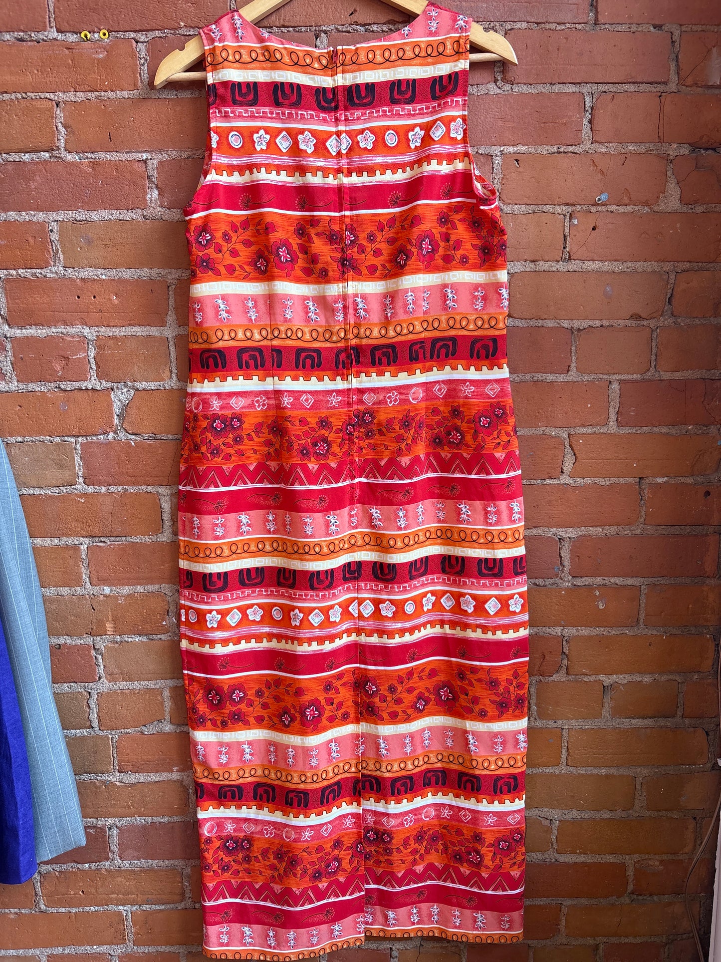 90’s Colourful Maxi Dress