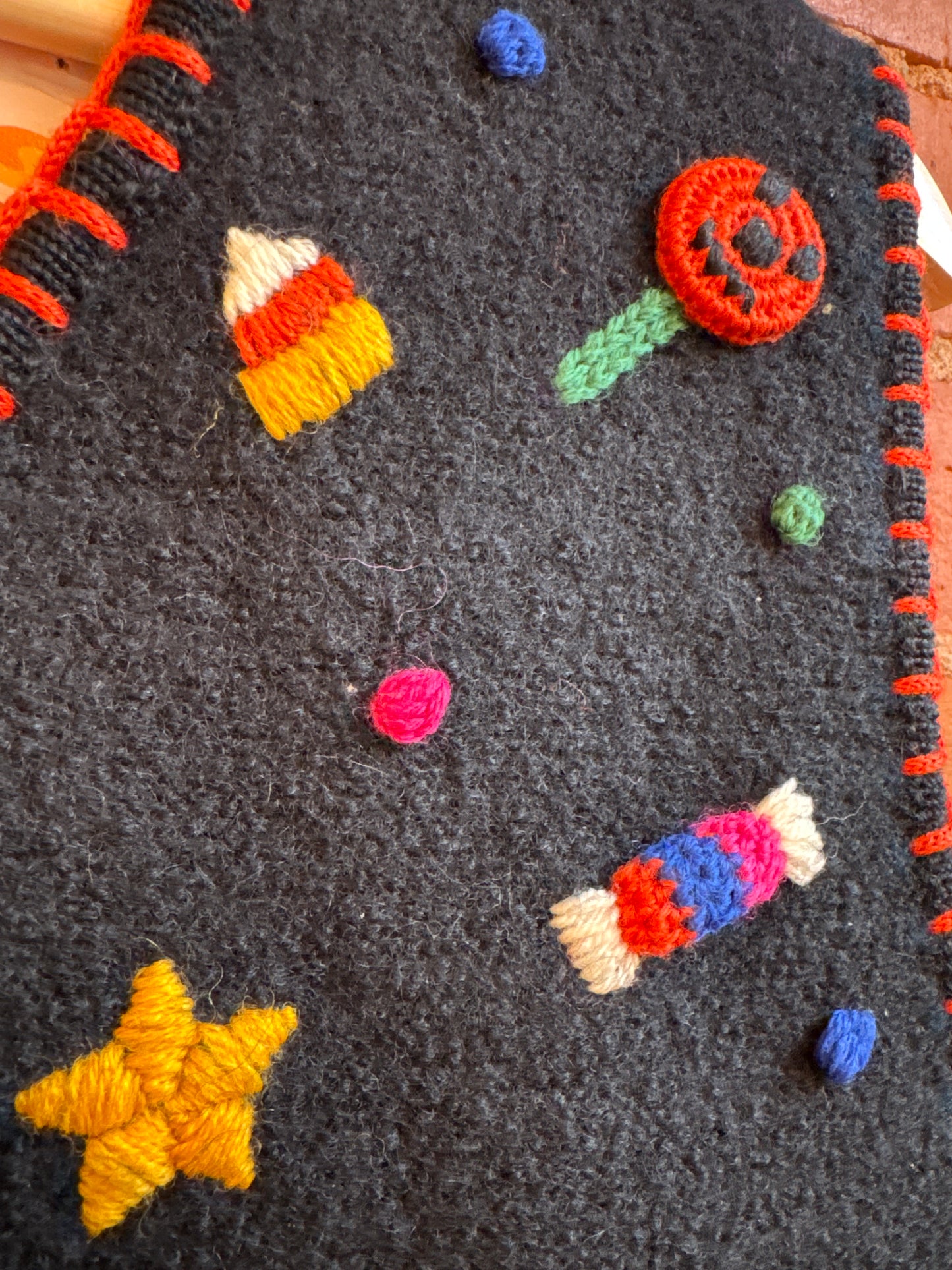 3D Embroidered Halloween Vest